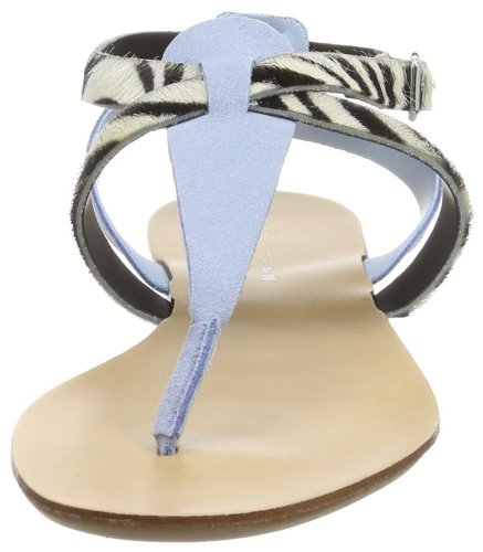 PIECES Cathie Suede sandali con tacco blu sbiadito 40 EU