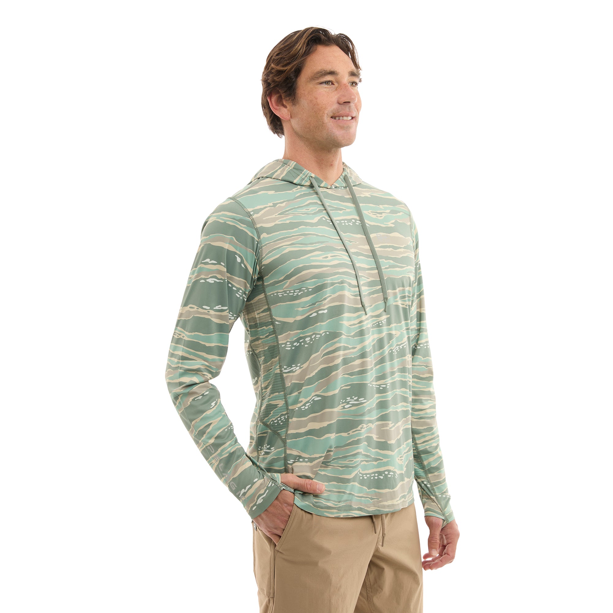 Pelagic Vaportek maglia pesca uomo mangrove UPF 50+
