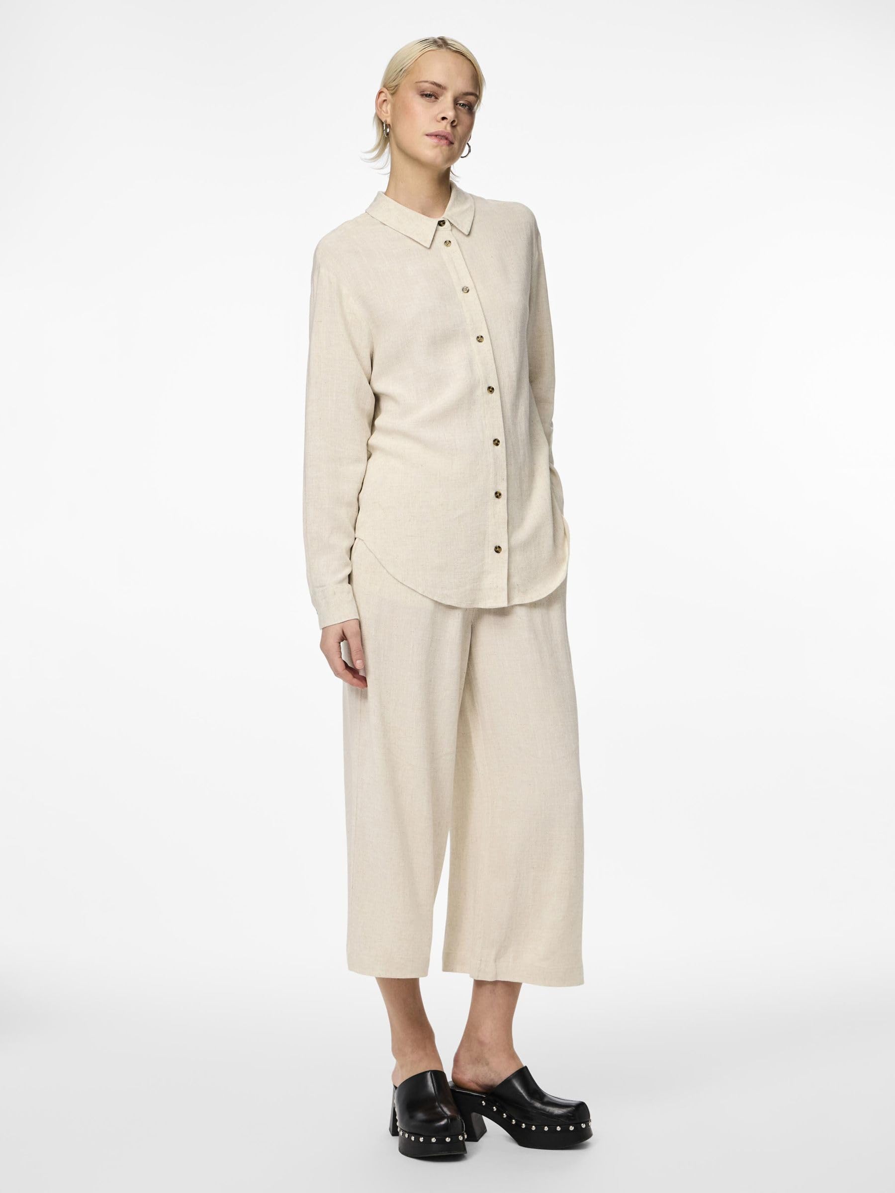 Pieces Pcvinsty camicia ecovero manica lunga taglia XL