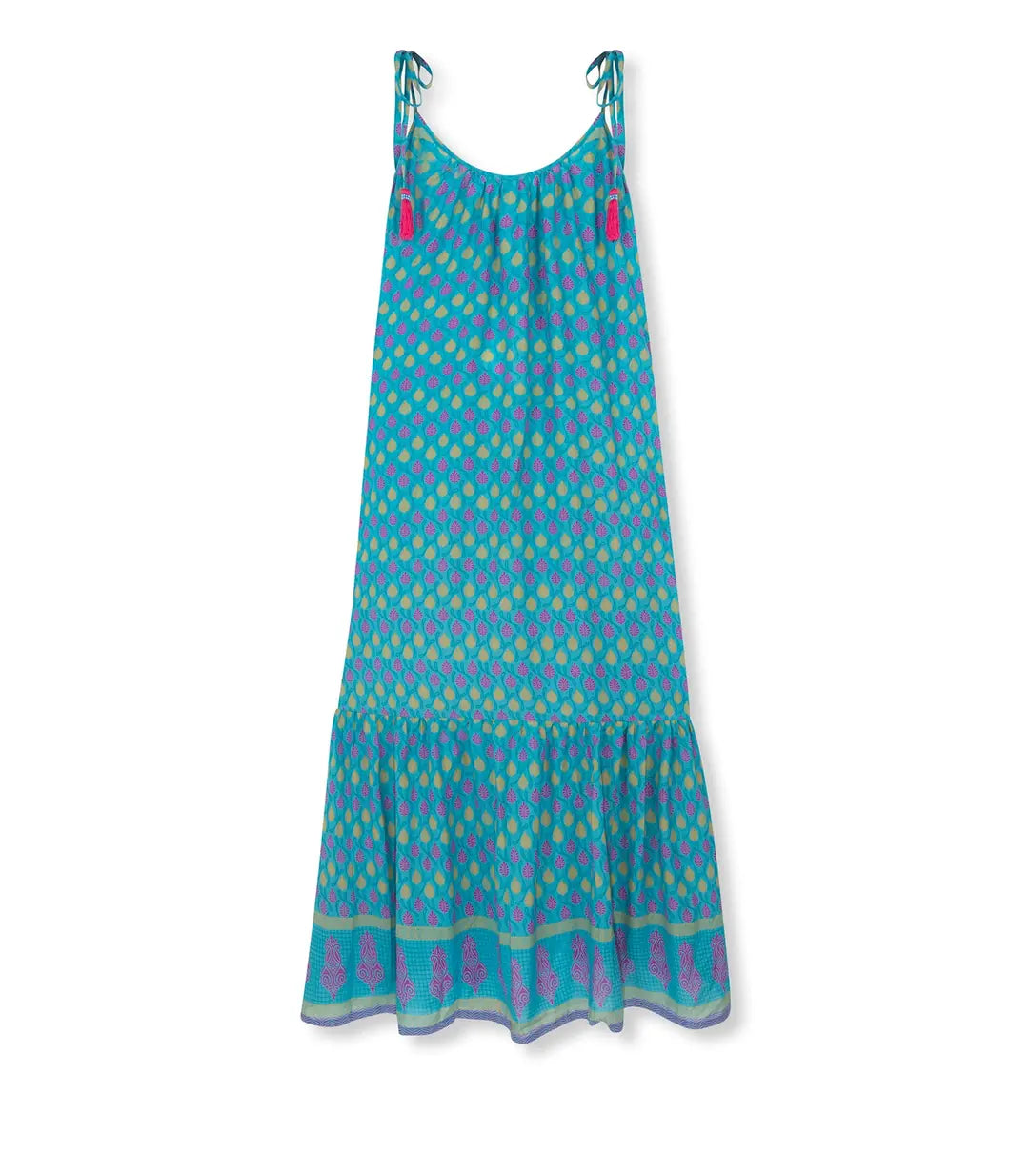 el.residu Myra #45 vestito midi blu L/XL viscosa
