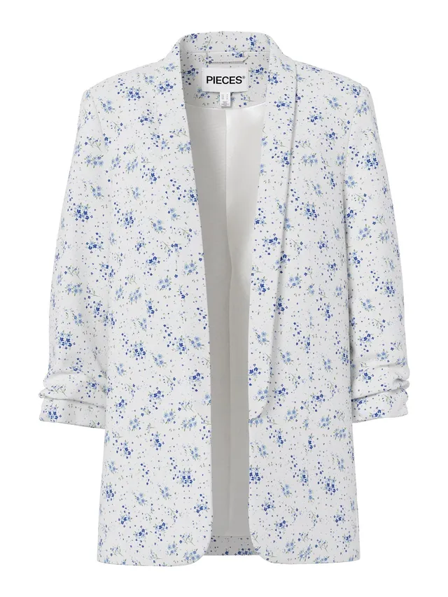Pieces Pcbosella blazer stampato manica 3/4 donna