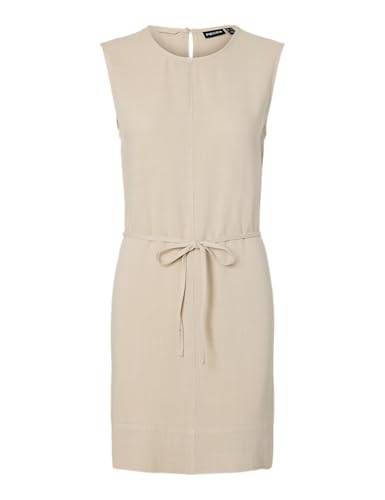 Pieces Pcvinsty SL Dress abito donna nero uso quotidiano