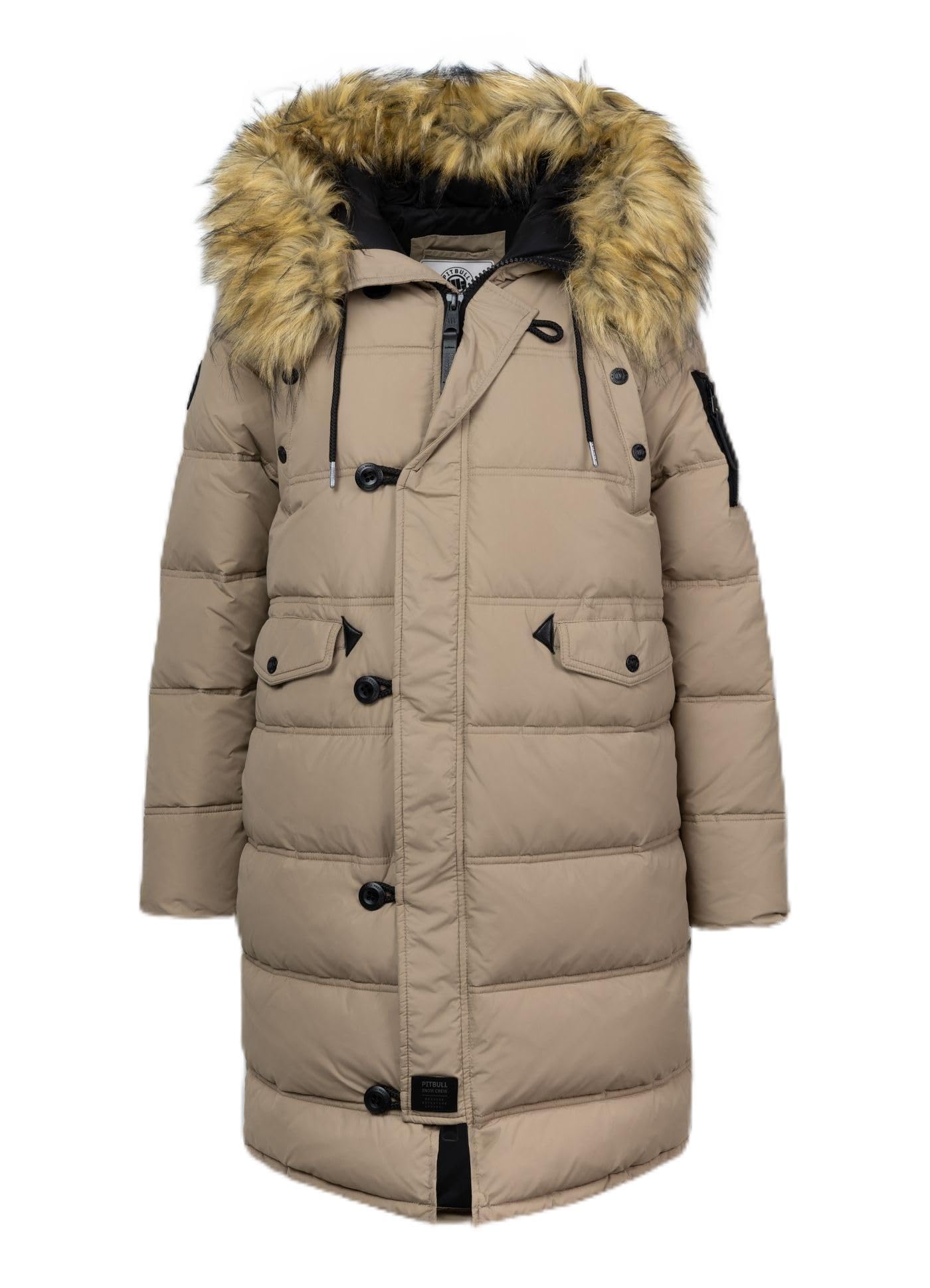 Pitbull Queenston Piumino Donna Sabbia Scura Parka