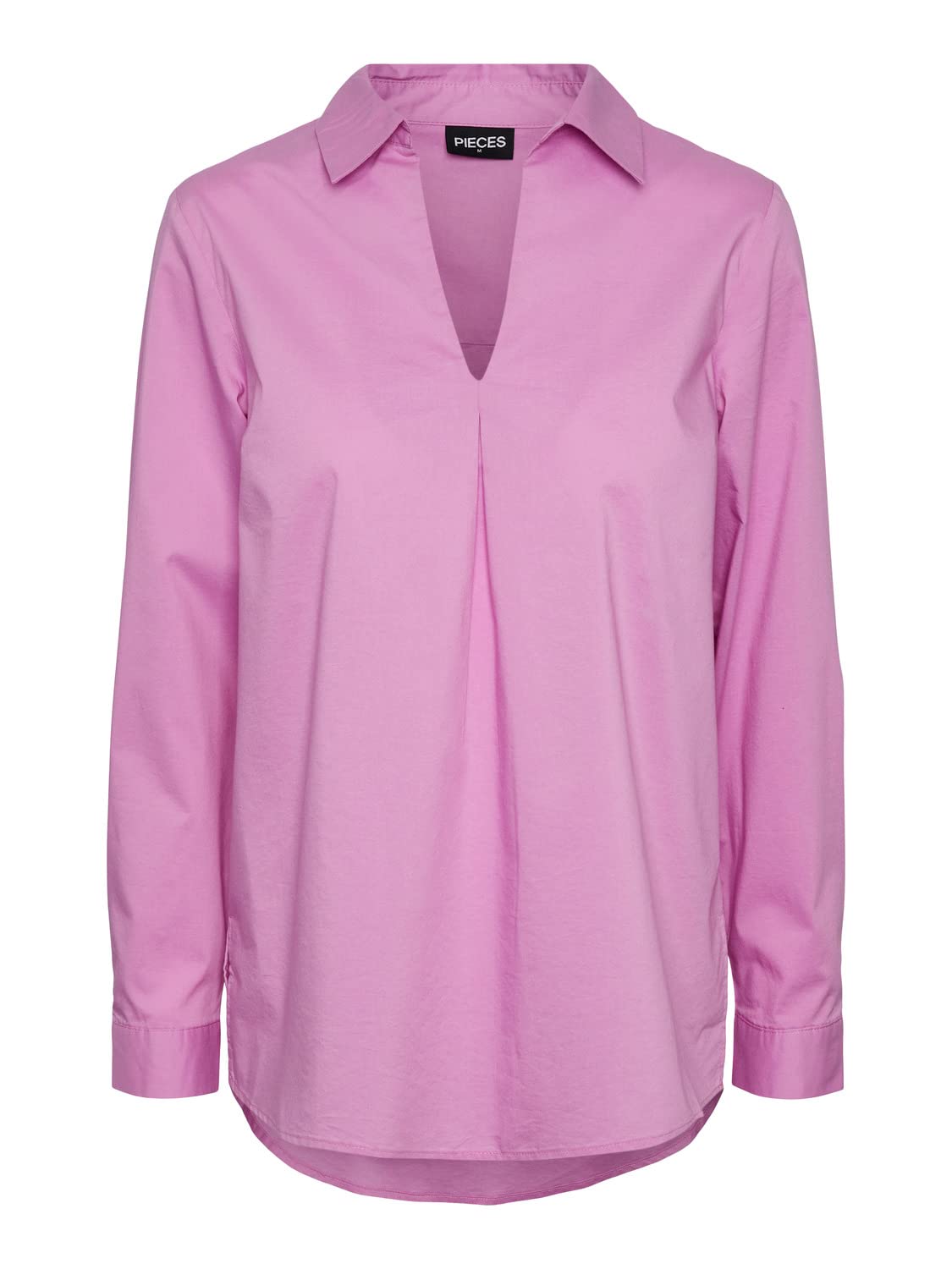 PIECES Pcbeatrice LS Top BC camicia L manica lunga