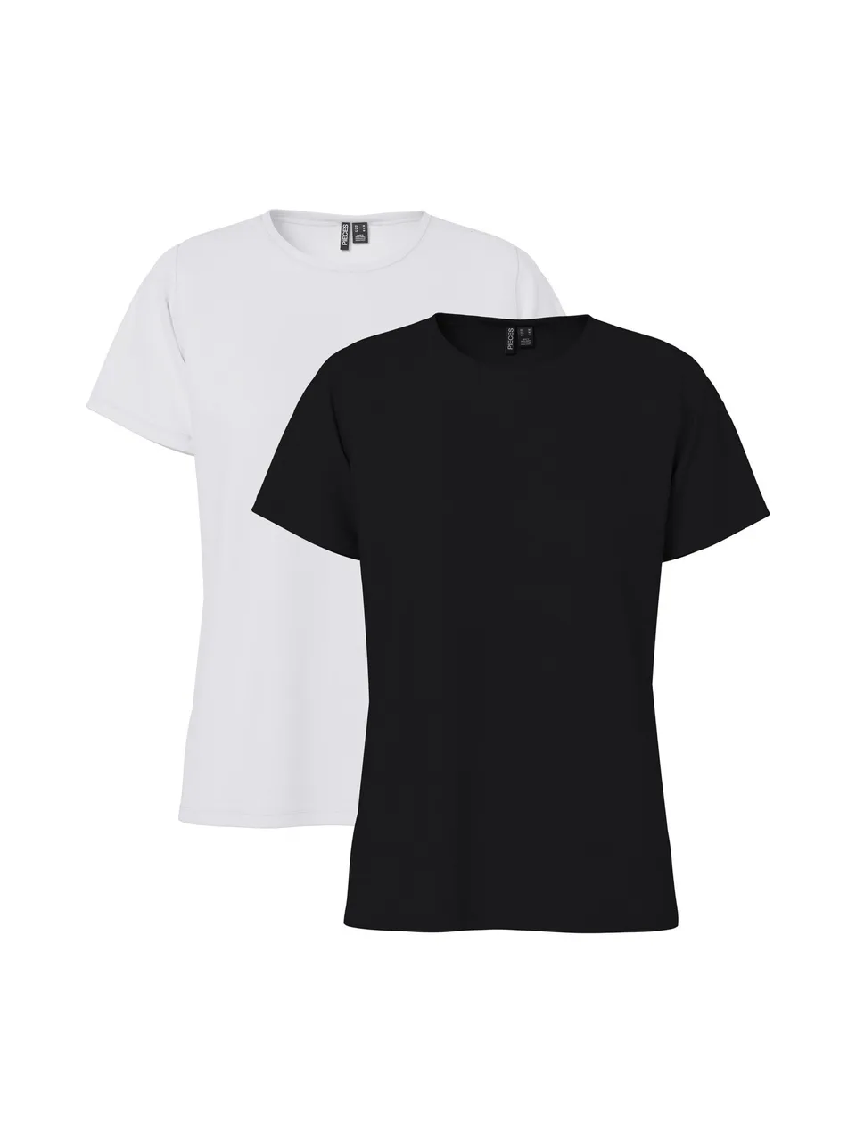 Pieces Pcamira SS Tee Noos maglia donna XL 2 pack nera