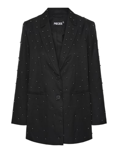 Pieces Pcru LS Embelish blazer donna L nero