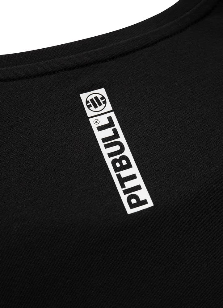 Pitbull Maglia Donna Manica Lunga Nera Cotone Girocollo