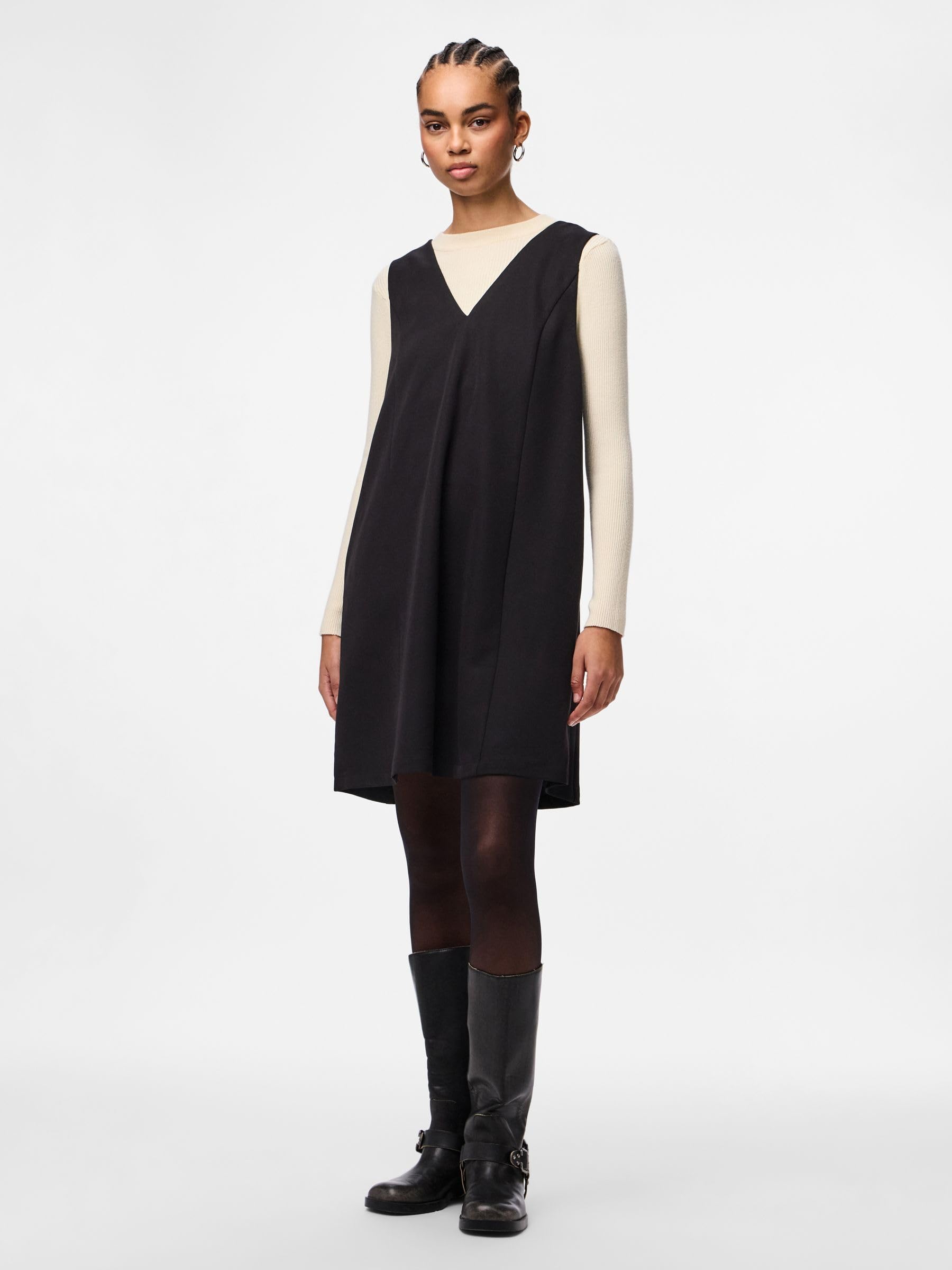 PIECES Pckamil SL Spencer Dress Noos Abito XS Smanicato