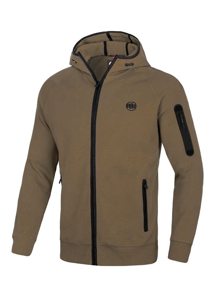 Pitbull West Coast Hermes Zip Felpa Cappuccio Uomo Cotone