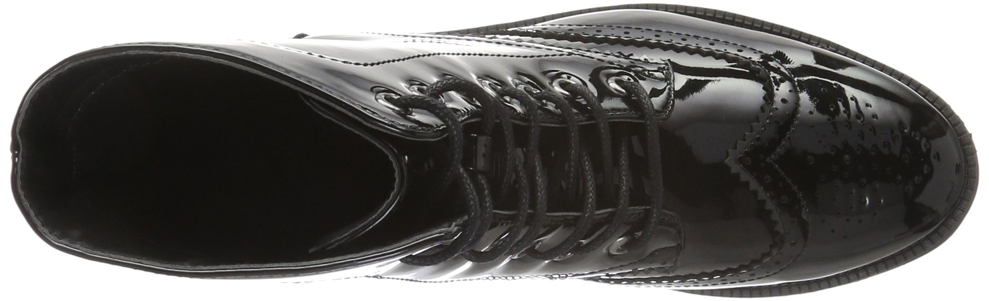 Pieces Psdonna Boot Patent stivali donna nero vernice