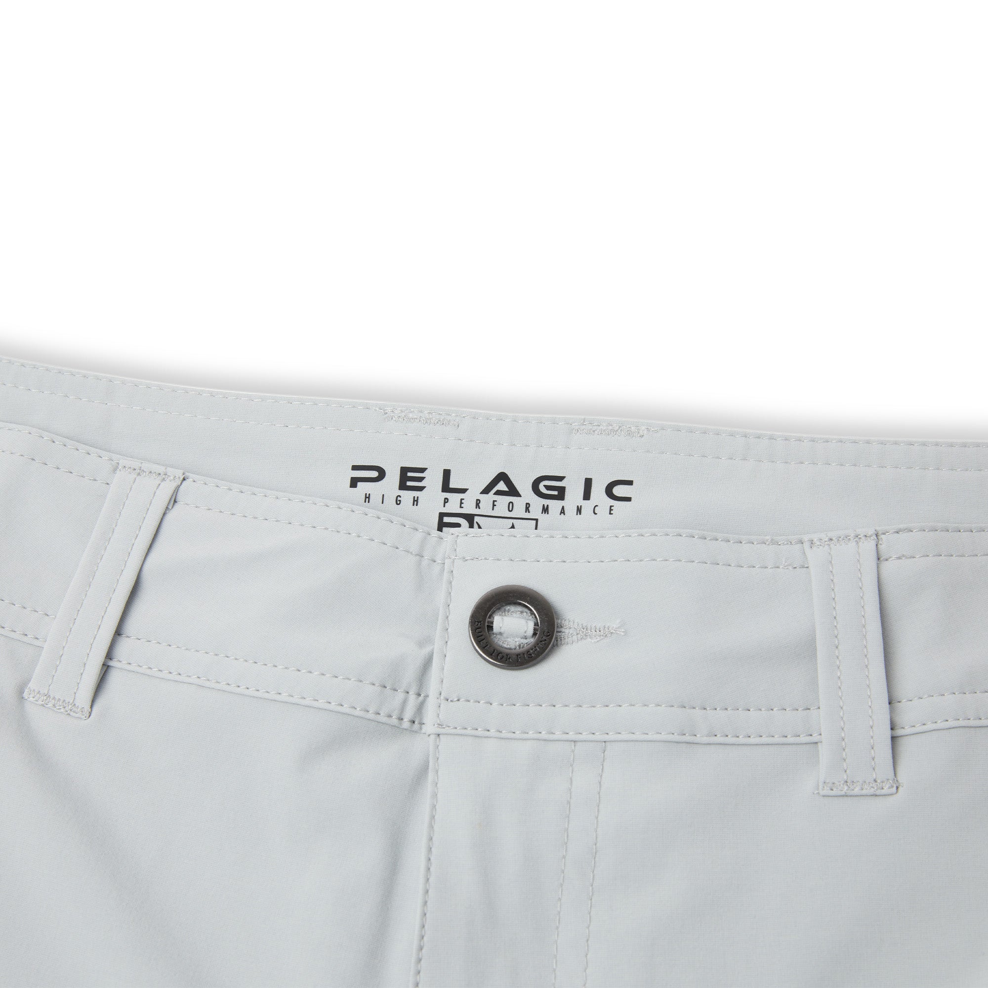 Pelagic Mako pantaloncini uomo grigio chiaro elasticizzati