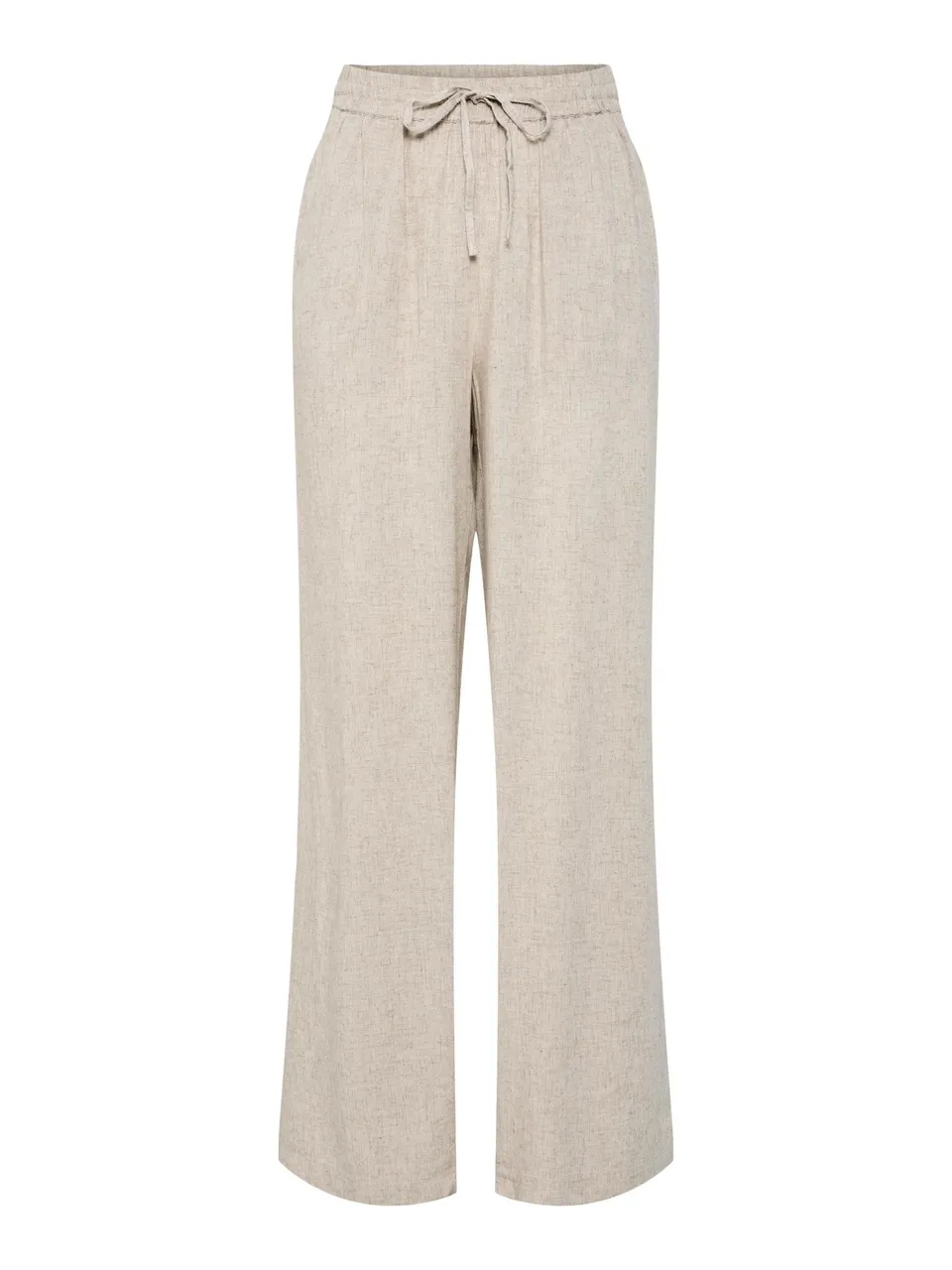 Pieces Pcpia Wide-Leg pantaloni donna larghi in cotone
