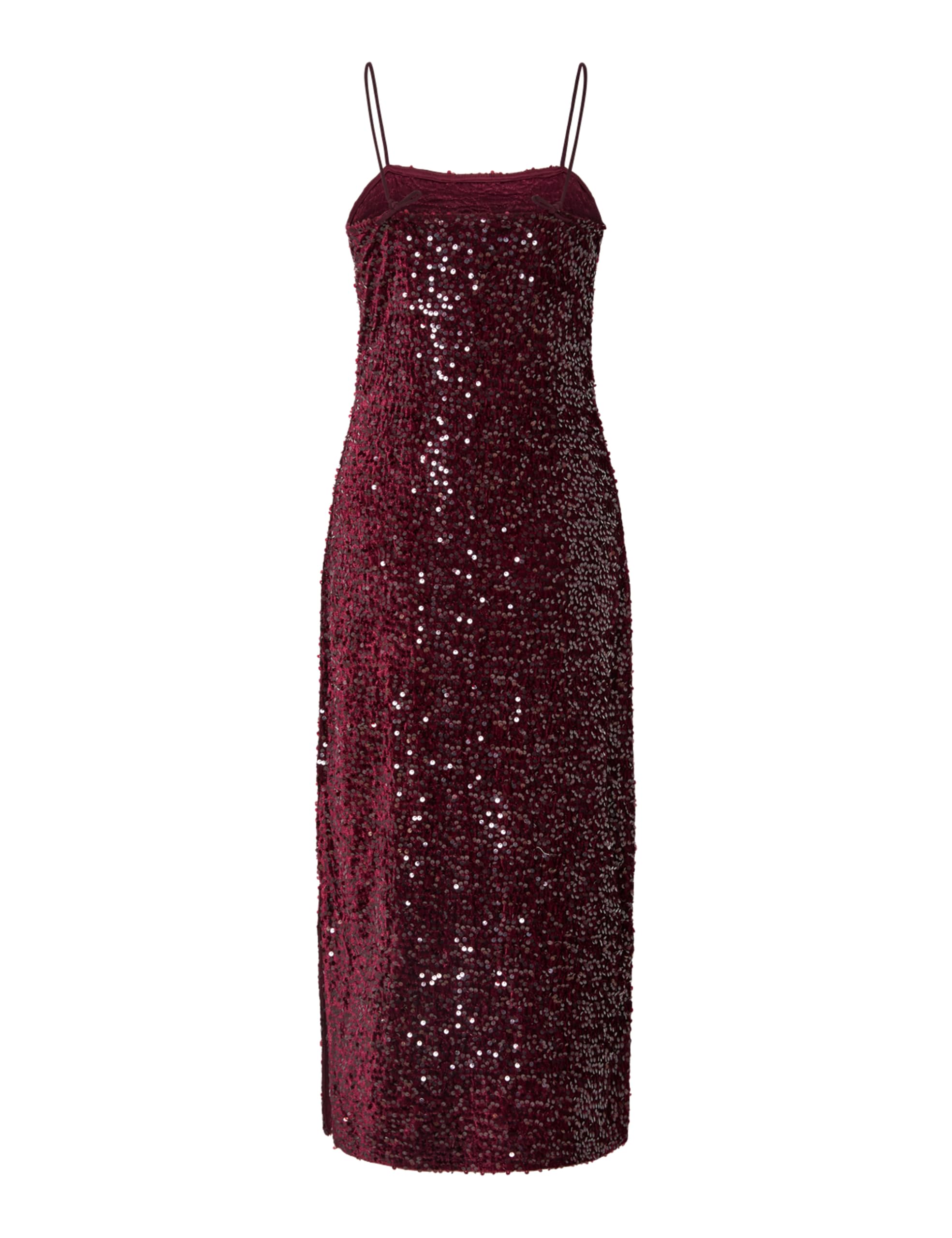 Pieces Pckam SL gonna longuette Tawny Port XS jersey