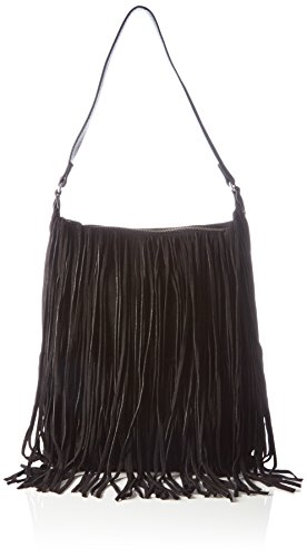 Pieces Pcbritt borsa tracolla camoscio frange