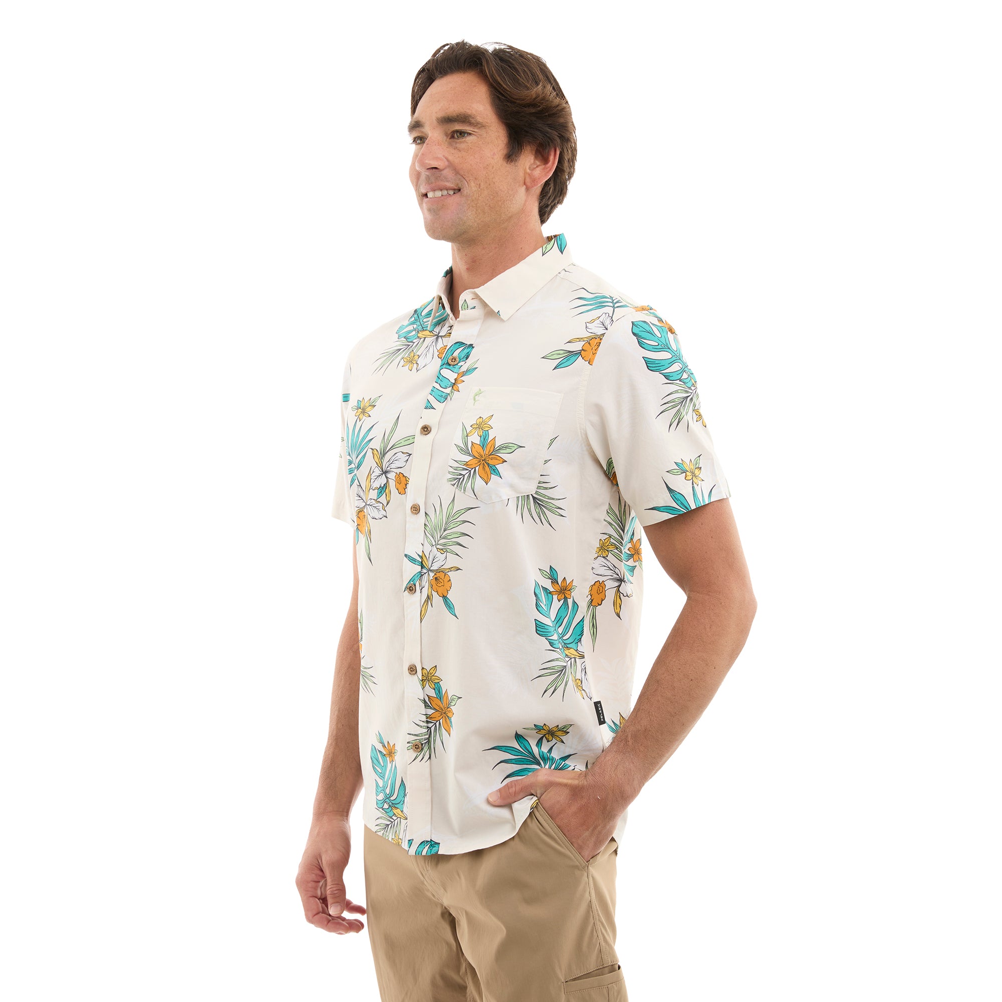PELAGIC Knockdown camicia uomo Natural UPF 50+