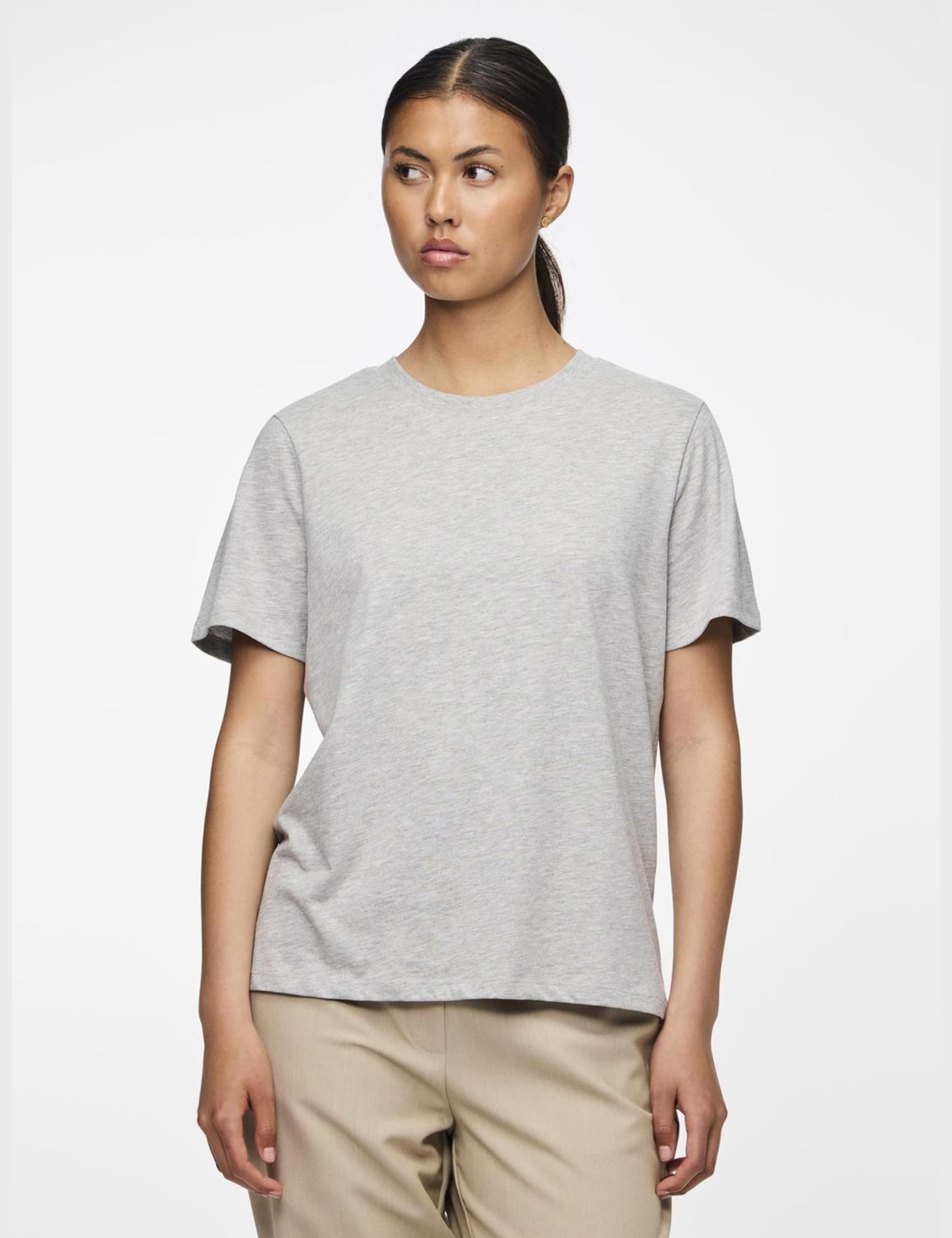 Pieces Ria O-Neck T-Shirt maglietta 2XL collo rotondo