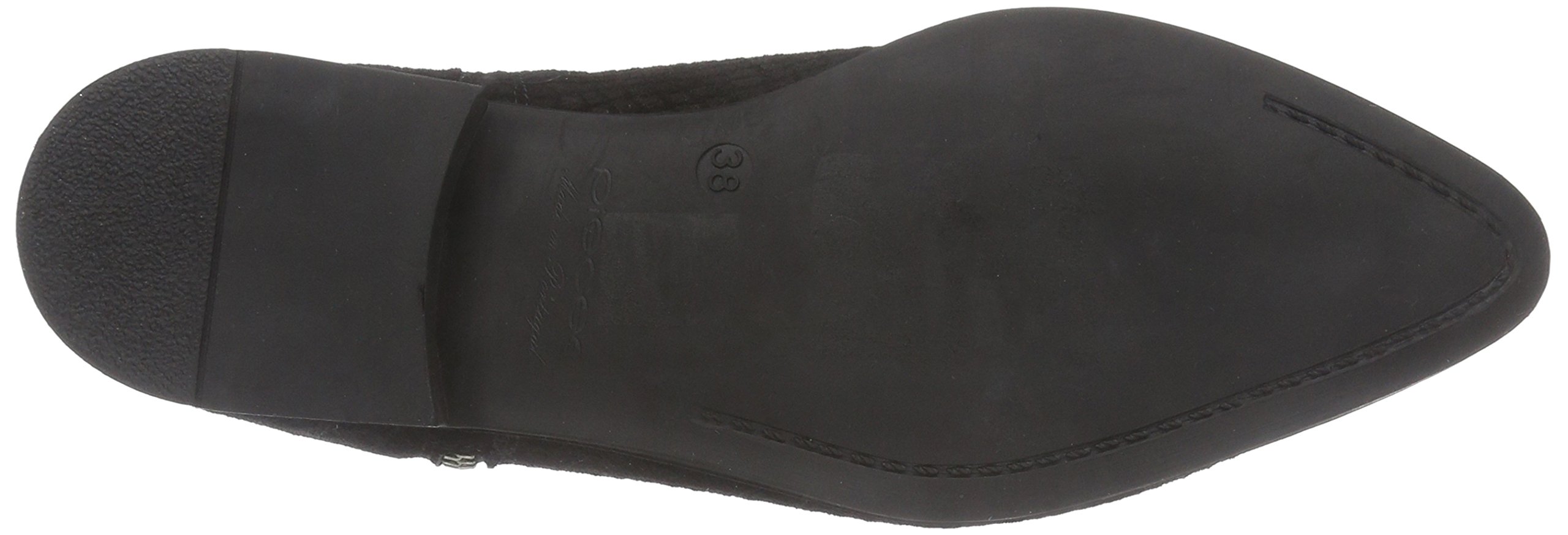 Pieces Psutara Suede Zipper Boot stivali neri