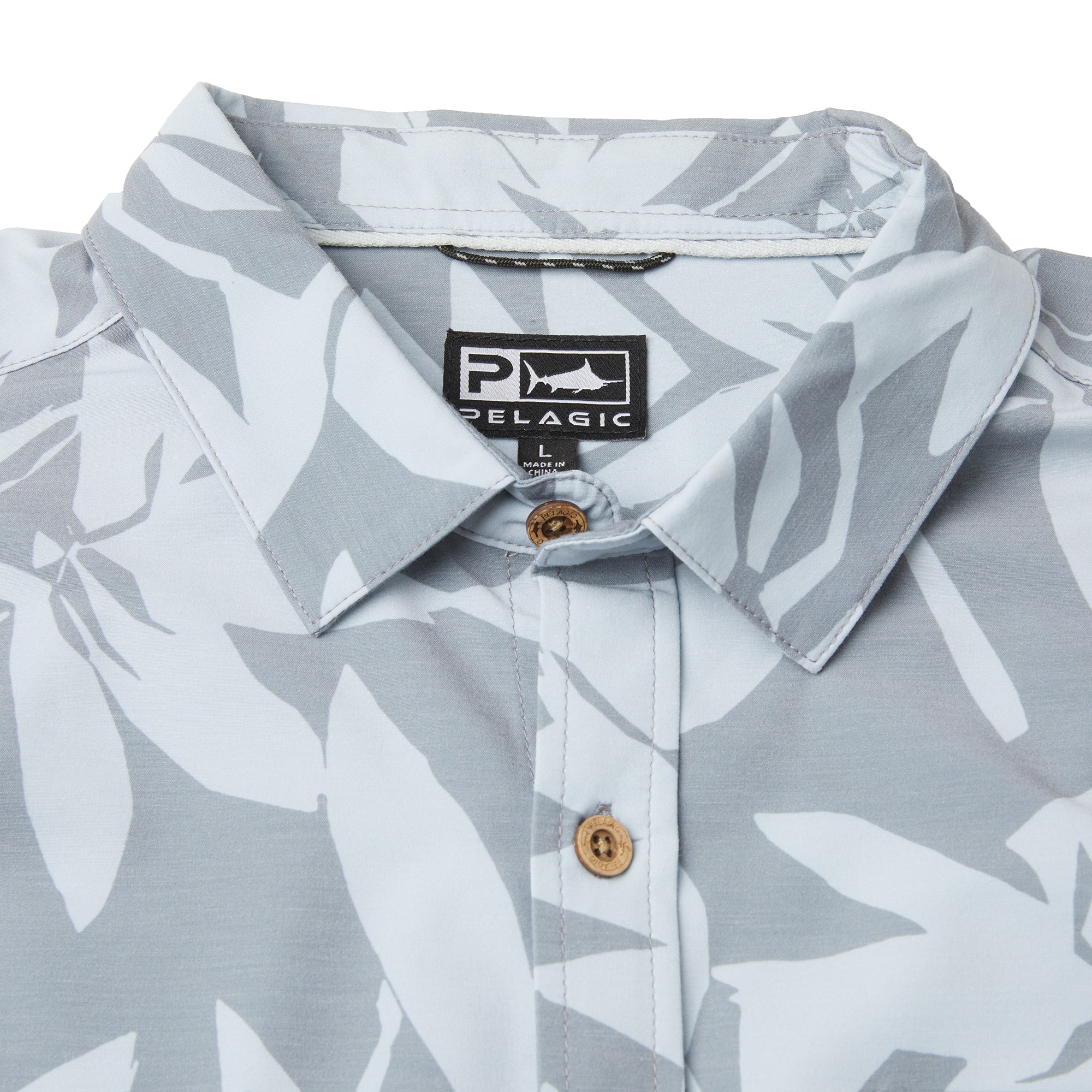 Pelagic Topshot camicia uomo grigia UPF 50+