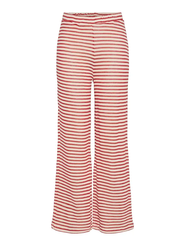 Pieces Pcmanilla HW pantaloni donna gamba larga