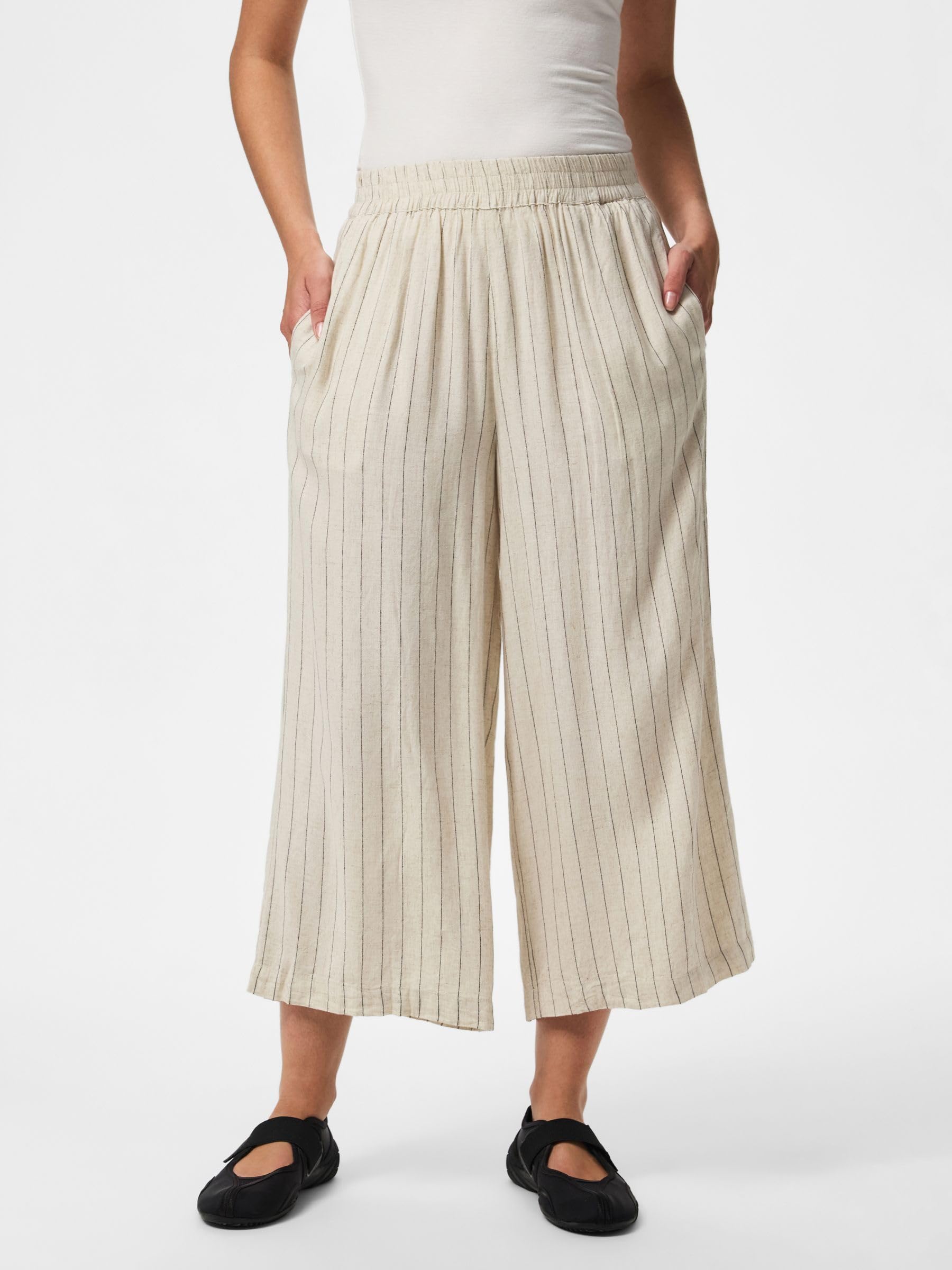 Pieces Pcpia culotte donna tessuto leggero