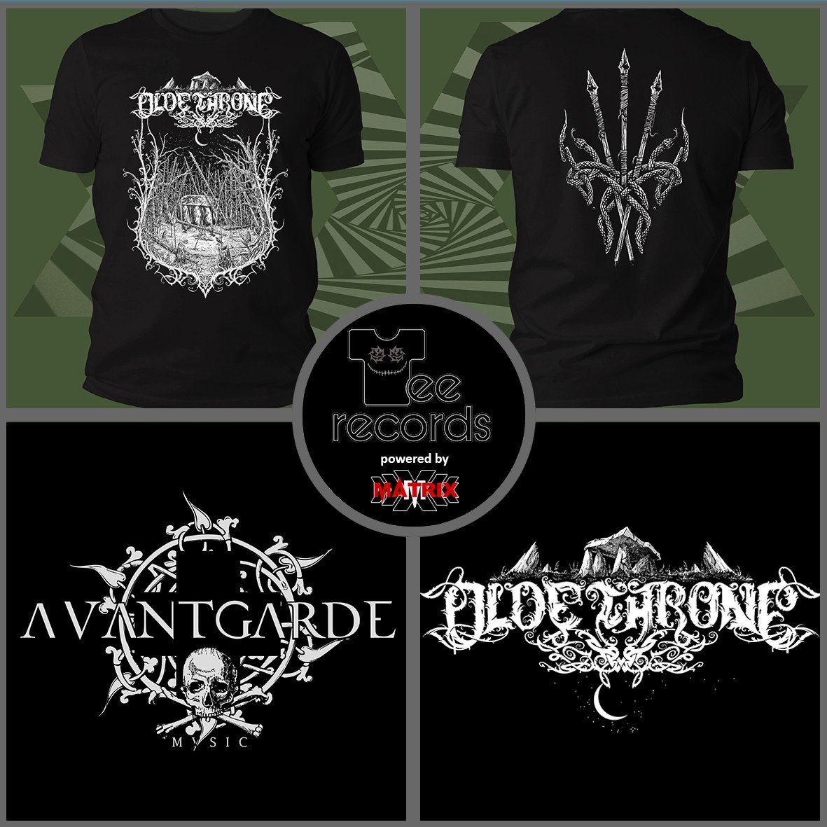 Matrix Music Store Olde Throne Most Elder Day WB t-shirt cotone organico