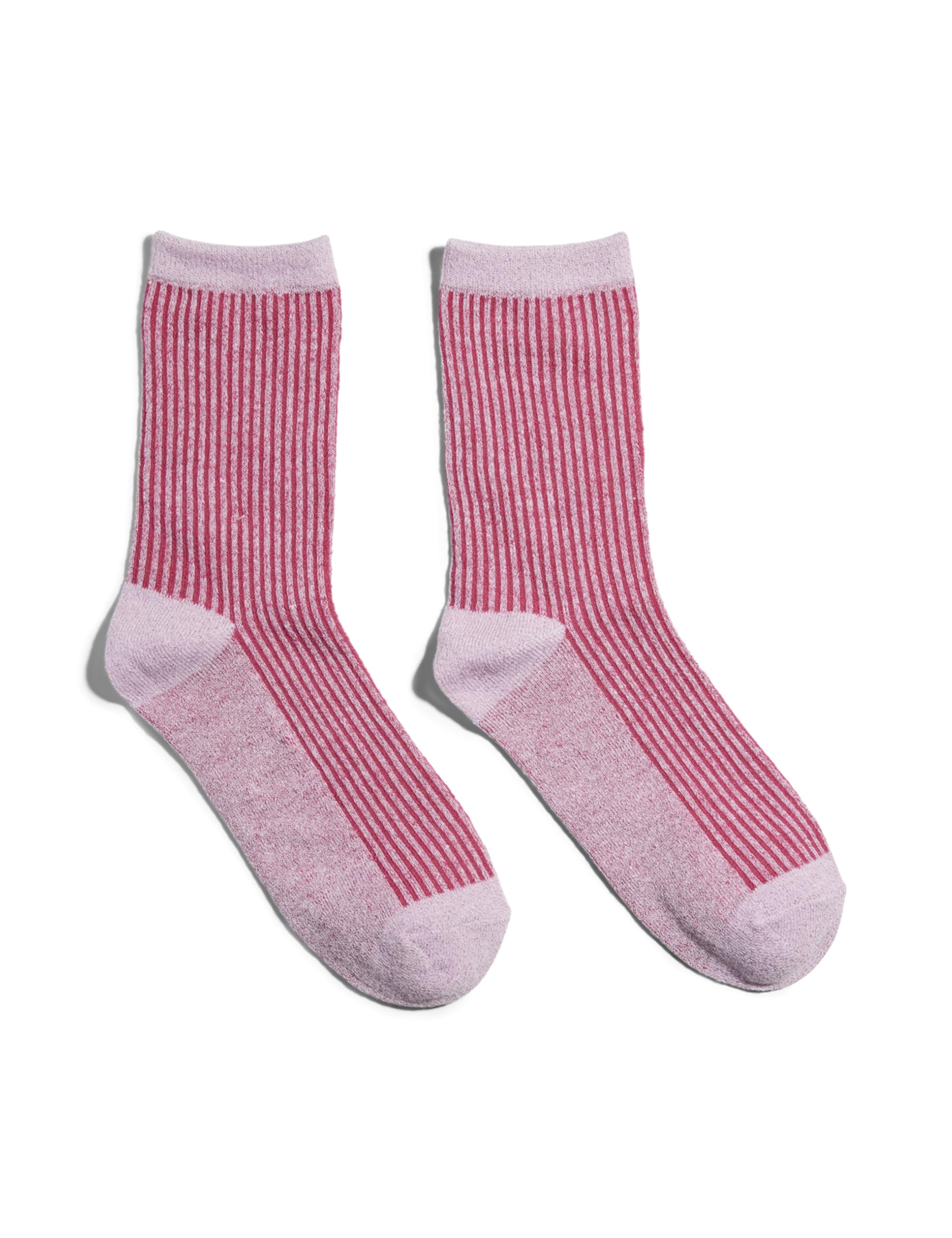 PIECES Pcsebby Glitter Stripe Noos calzini grigio tortora