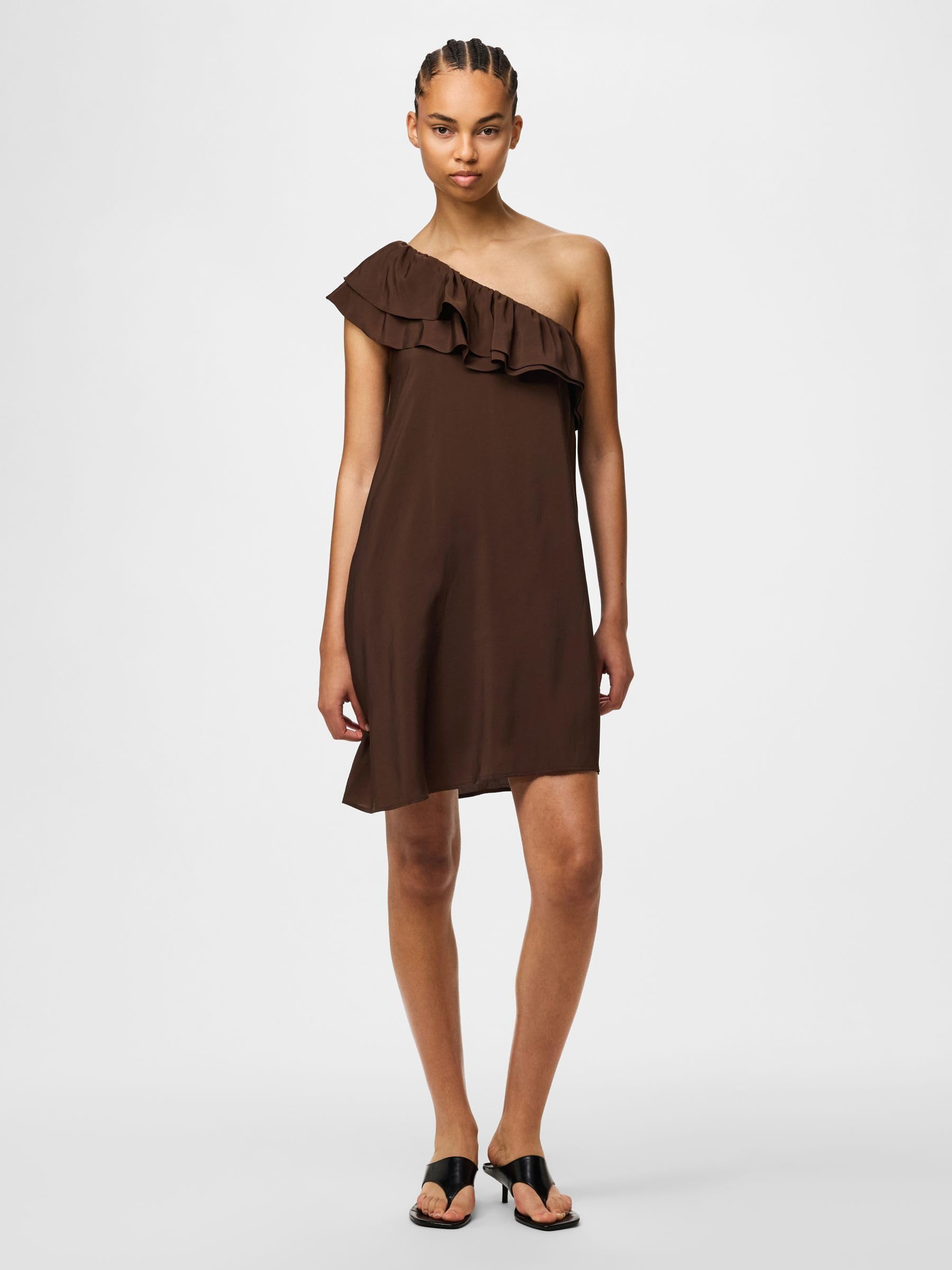Pieces Pcpenelope Vestito Monospalla Donna Uso Quotidiano