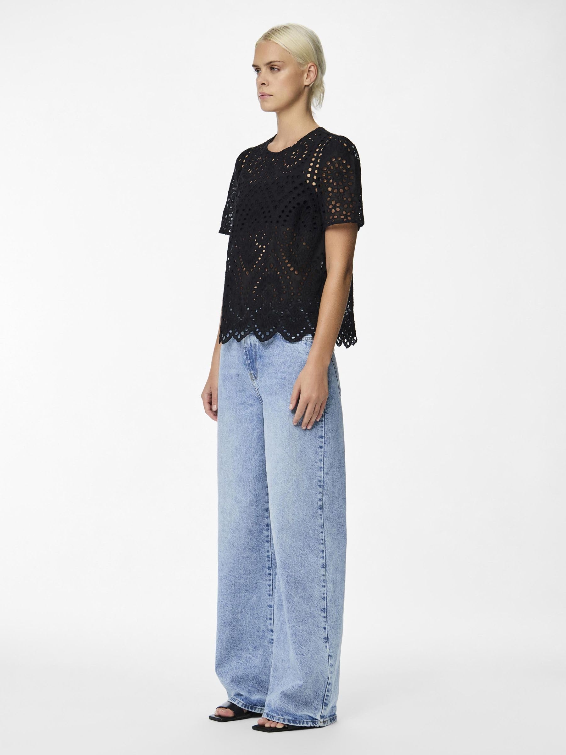 Pieces Pcnastian SS Top t-shirt donna taglia XS quotidiana