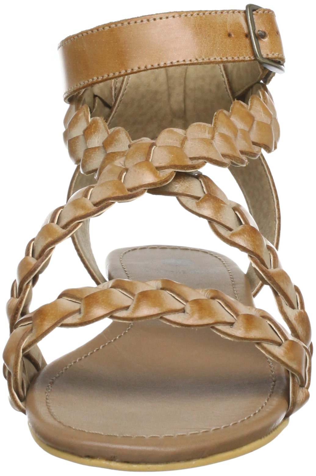 Pieces Clair Leather sandali donna cognac misura 41