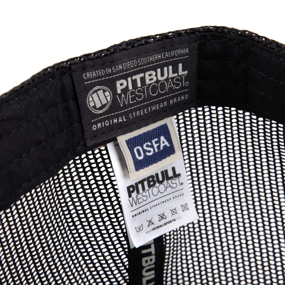 Pit Bull Dogs cappellino baseball nero rete cotone unisex