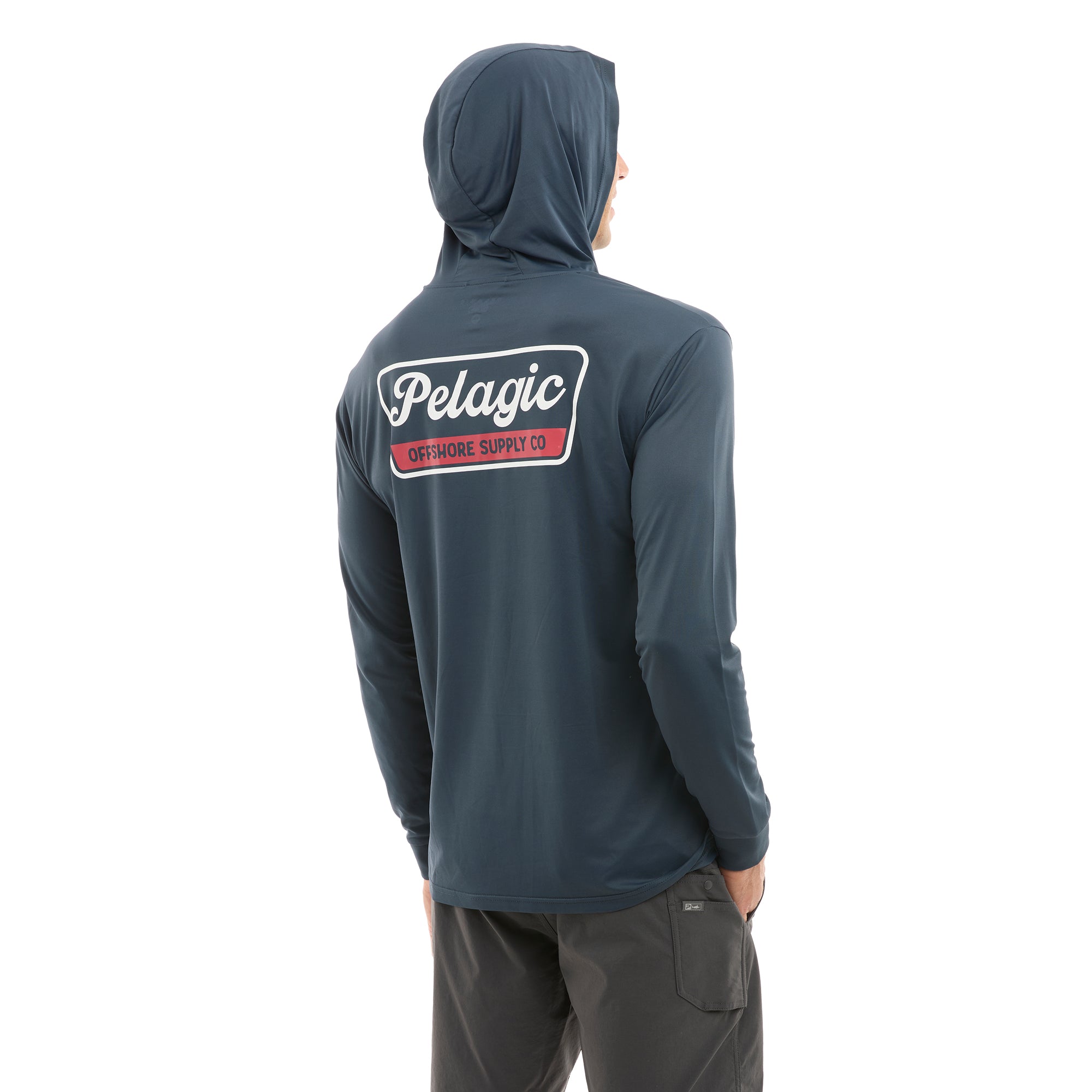 Pelagic Aquatek Dockline maglia pesca UPF 50+ blu navy