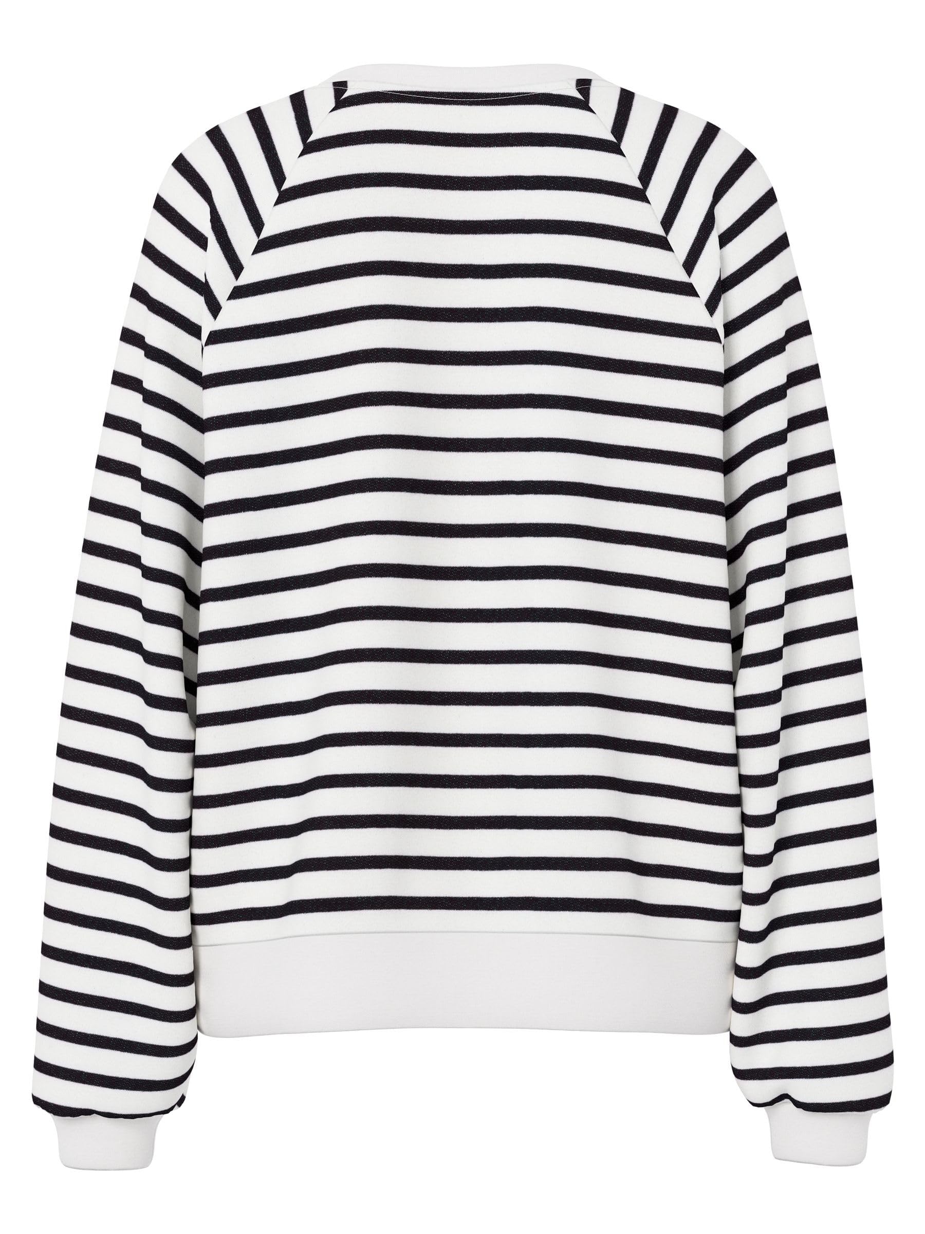 PIECES Pcgreta LS EMB Sweat FC felpa XL cotone