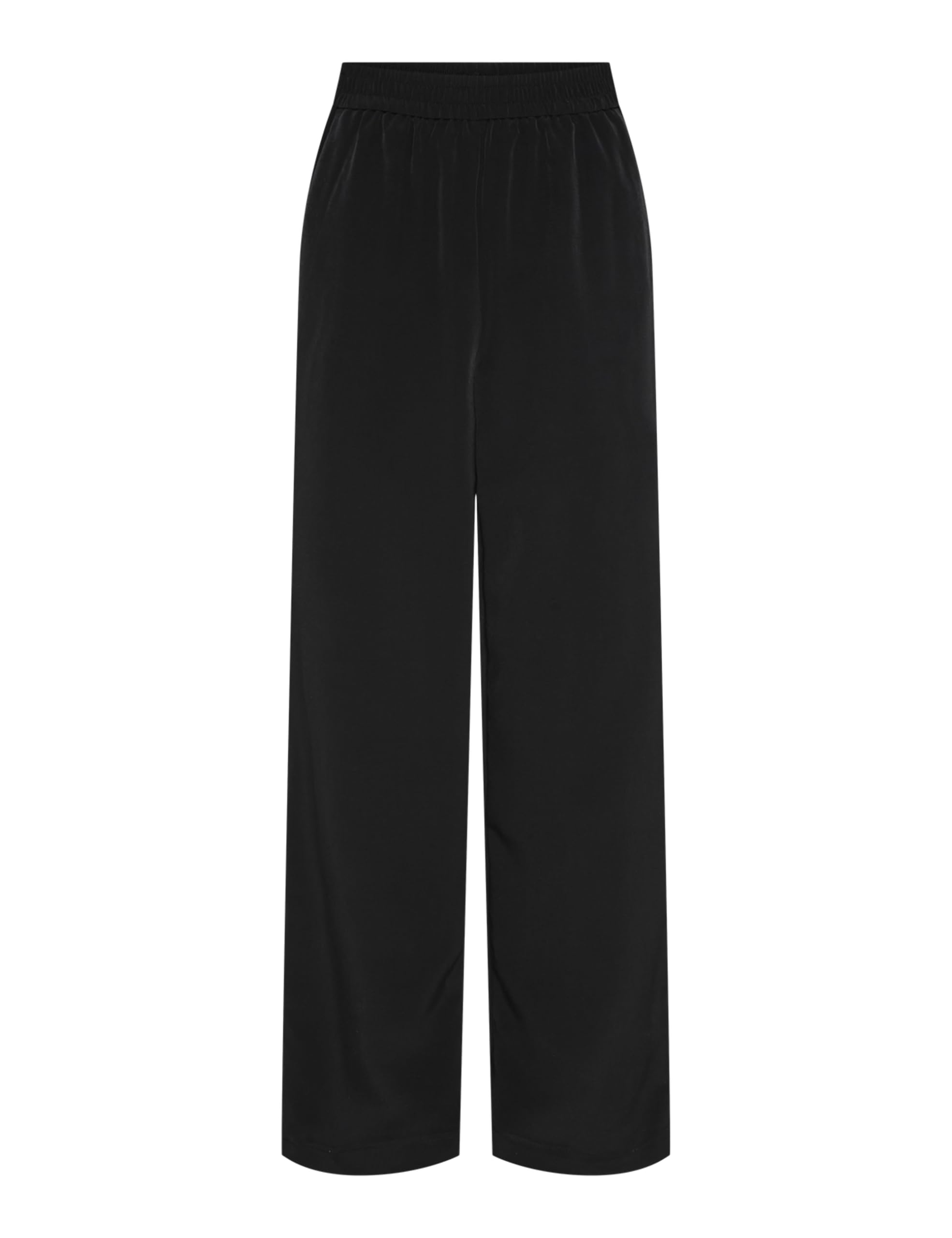 Pieces Pcjulina MW Wide Pants pantaloni donna neri taglia S