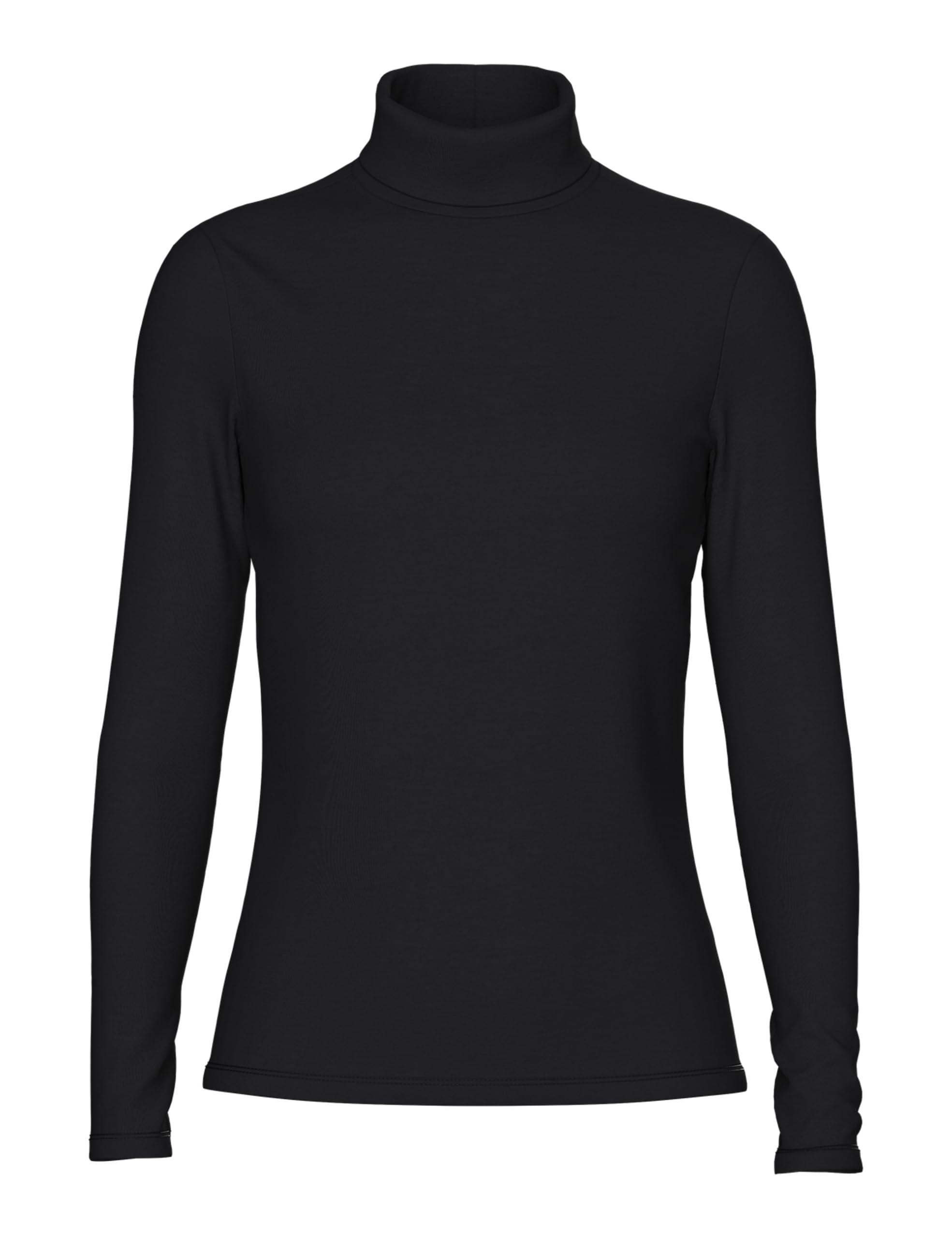 Pieces Pcsirene maglia dolcevita donna S cotone modal
