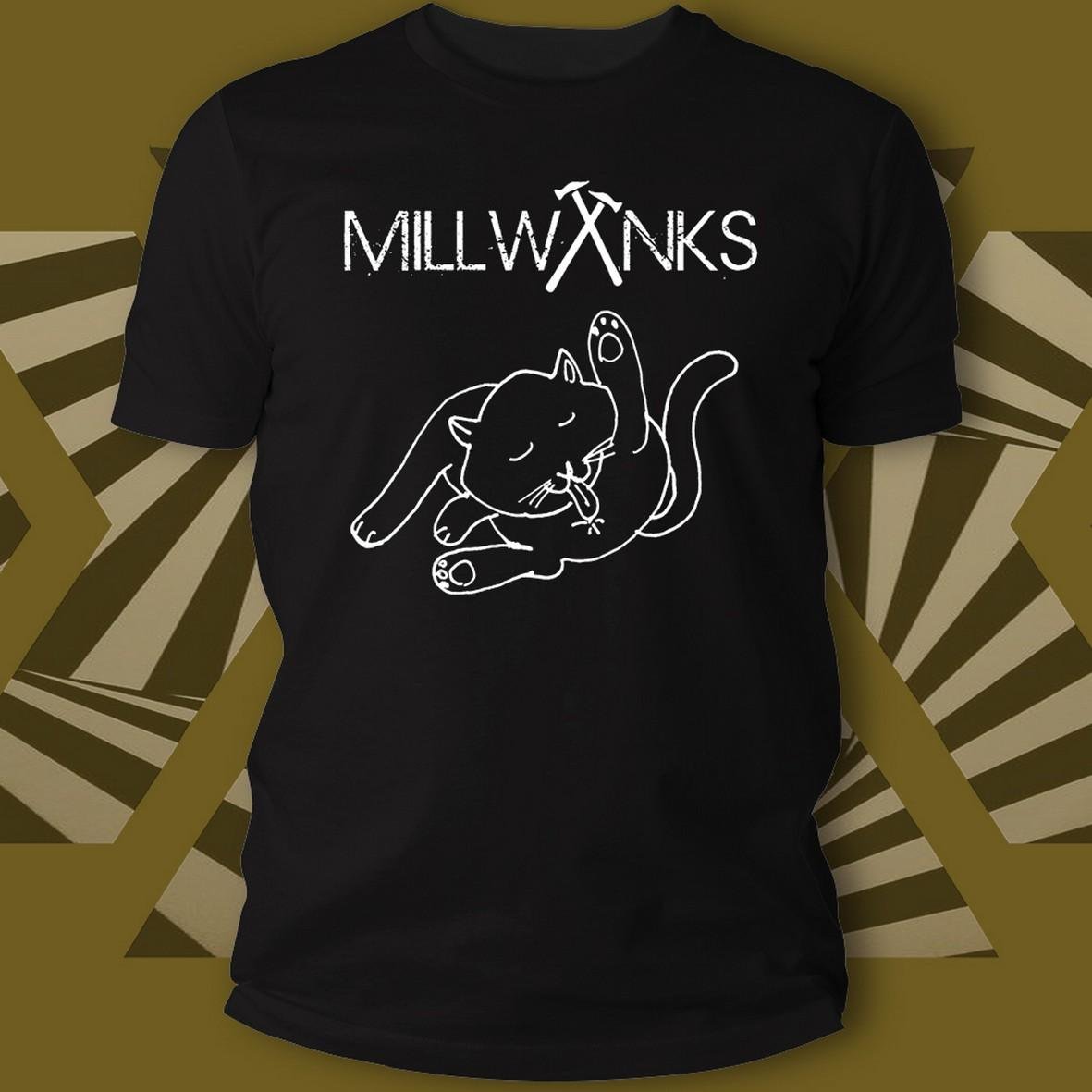 Millwanks Cat Ass maglietta cotone organico