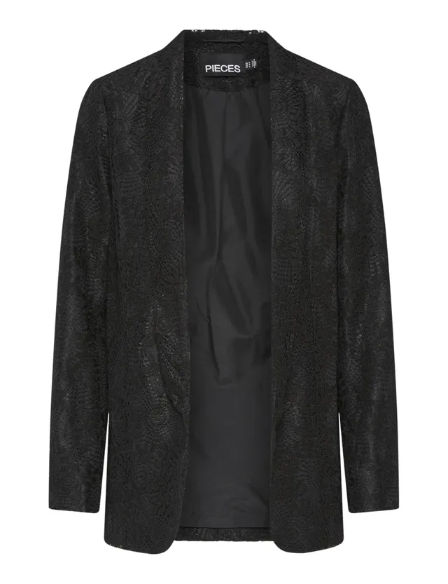 Pieces Pcbosulla Lace blazer donna con pizzo taglia M