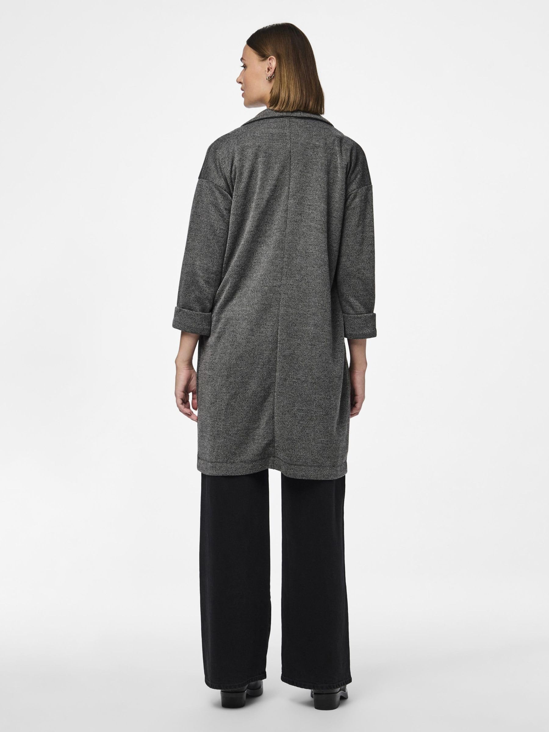 Pieces Pcdorita 3/4 Coatigan cappotto donna XS grigio scuro