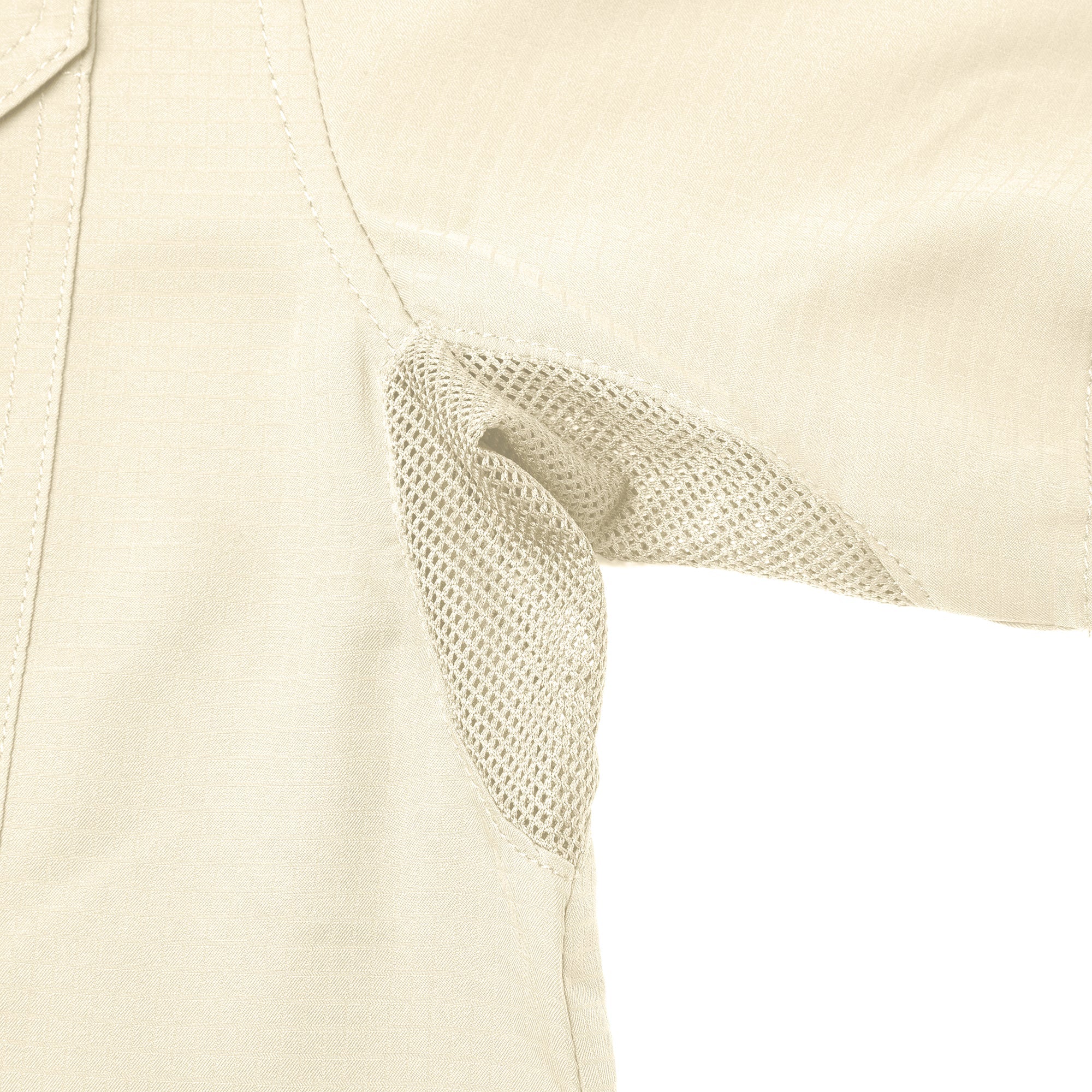 Pelagic Keys camicia uomo sabbia manica corta UPF 50+