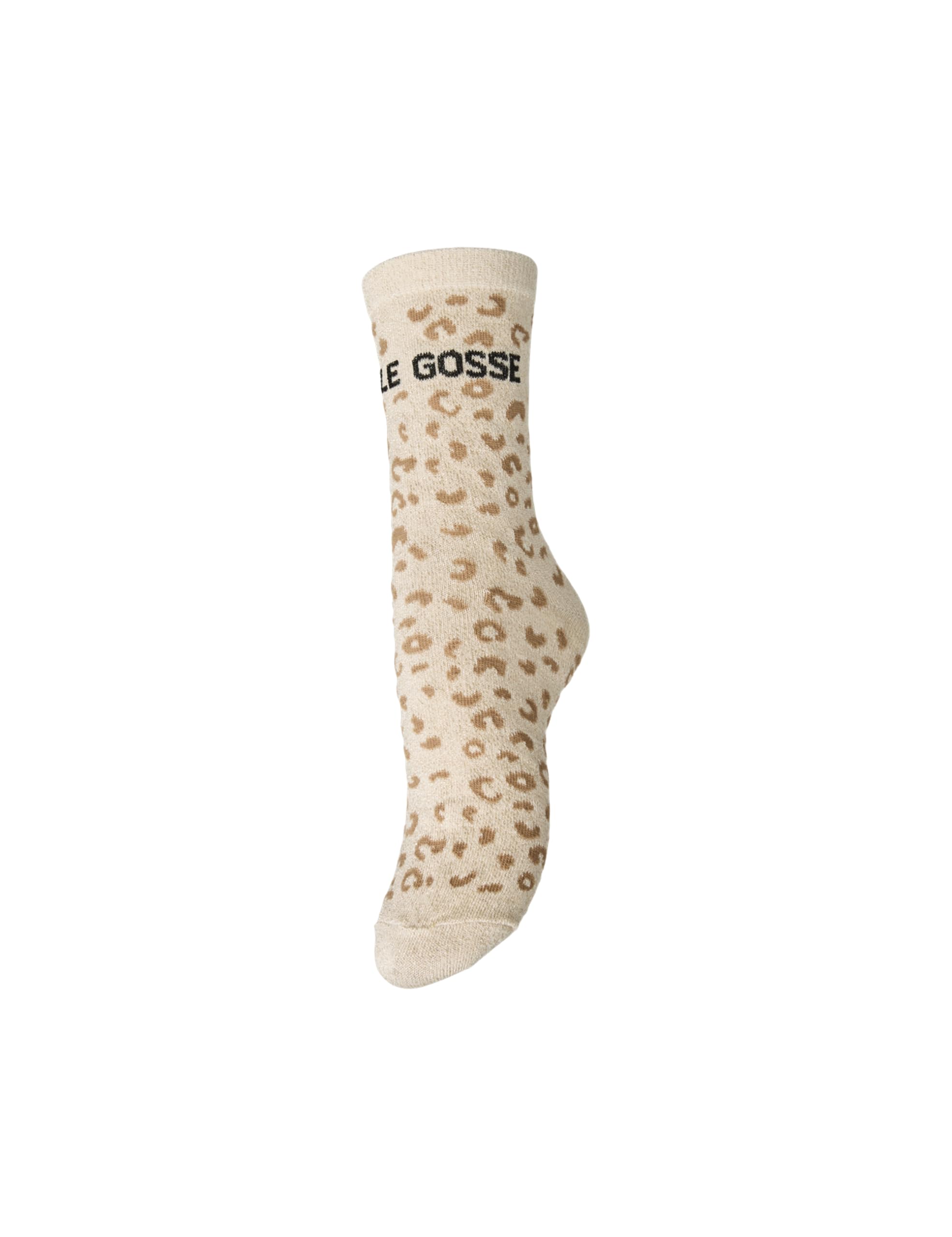 Pieces Pcsebby Leo Statement Lurex Socks FC calzini bordeaux