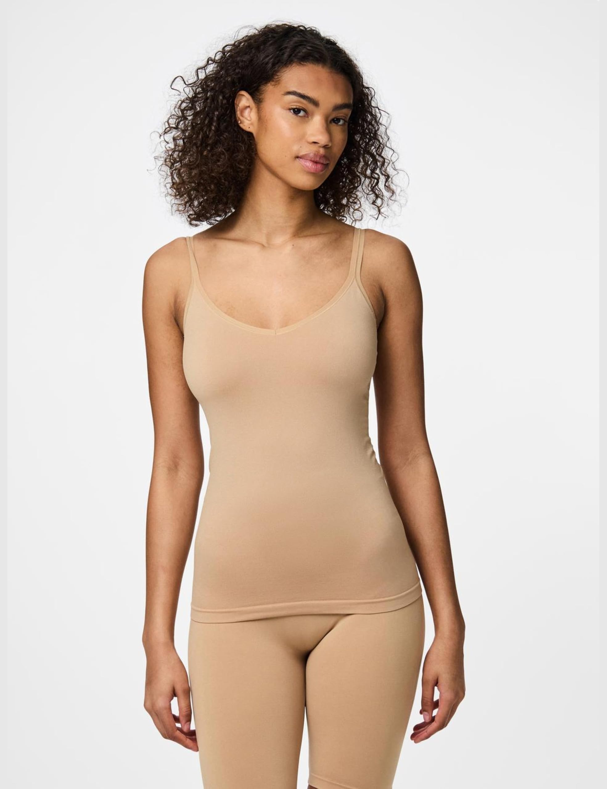 Pieces Pcplain Underwear canotta donna M-L Bianco cotone