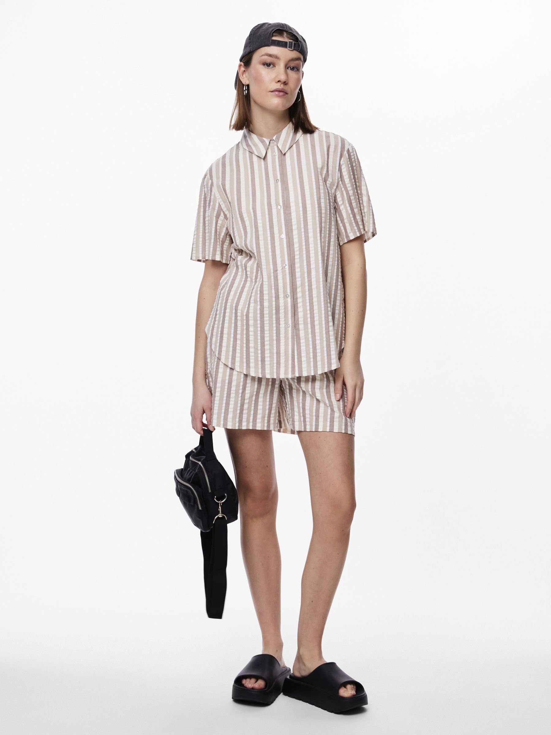 Pieces PCAITLYN camicia maniche corte XL