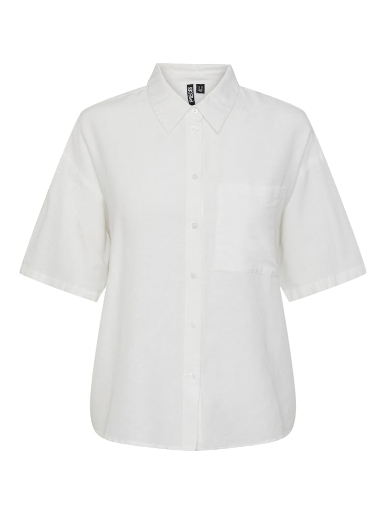 PIECES Pcmilano SS Shirt camicia maniche corte