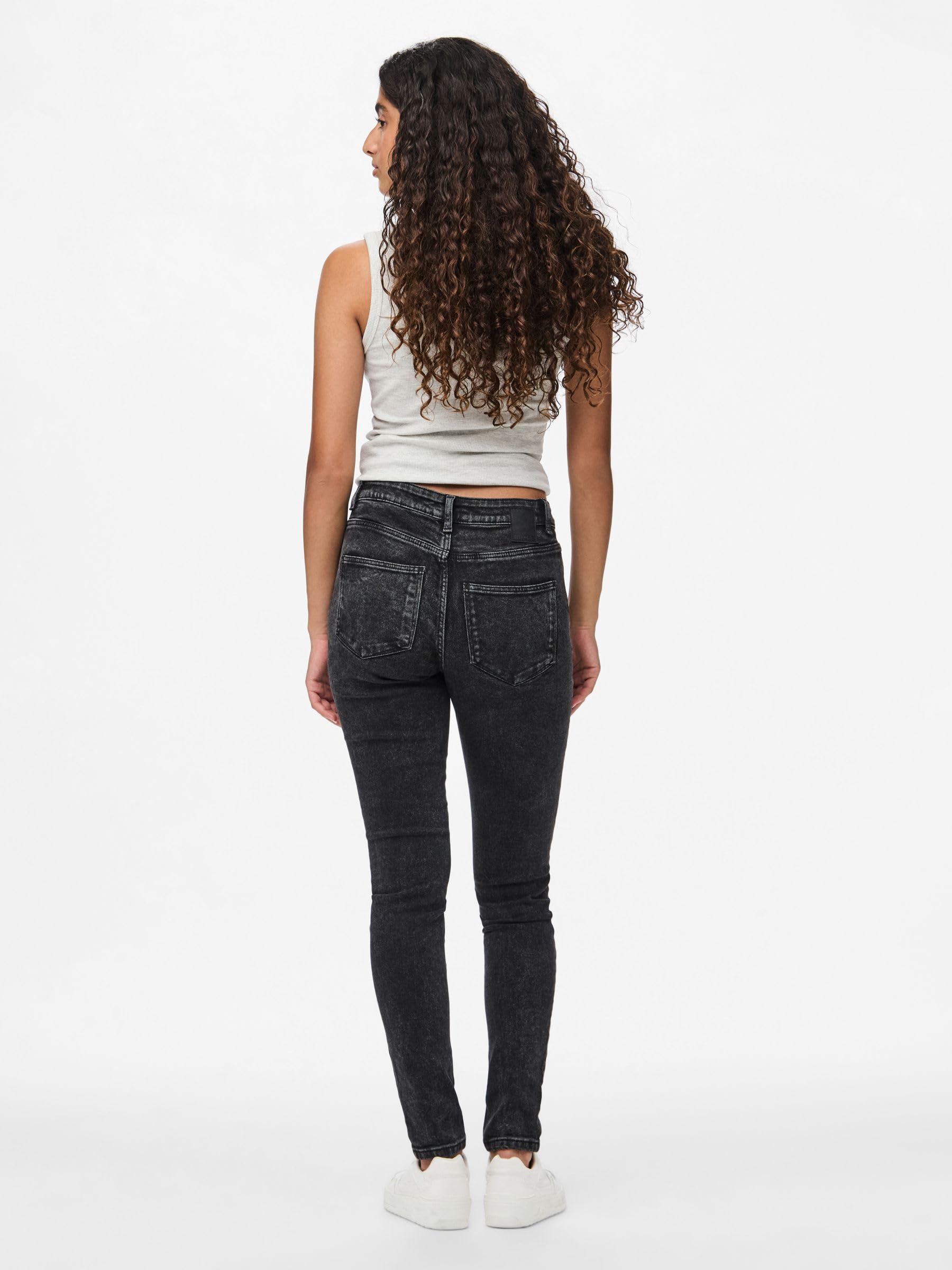 Pieces Pcdana MW Skinny Dg202 Noos jeans donna XL x 30L