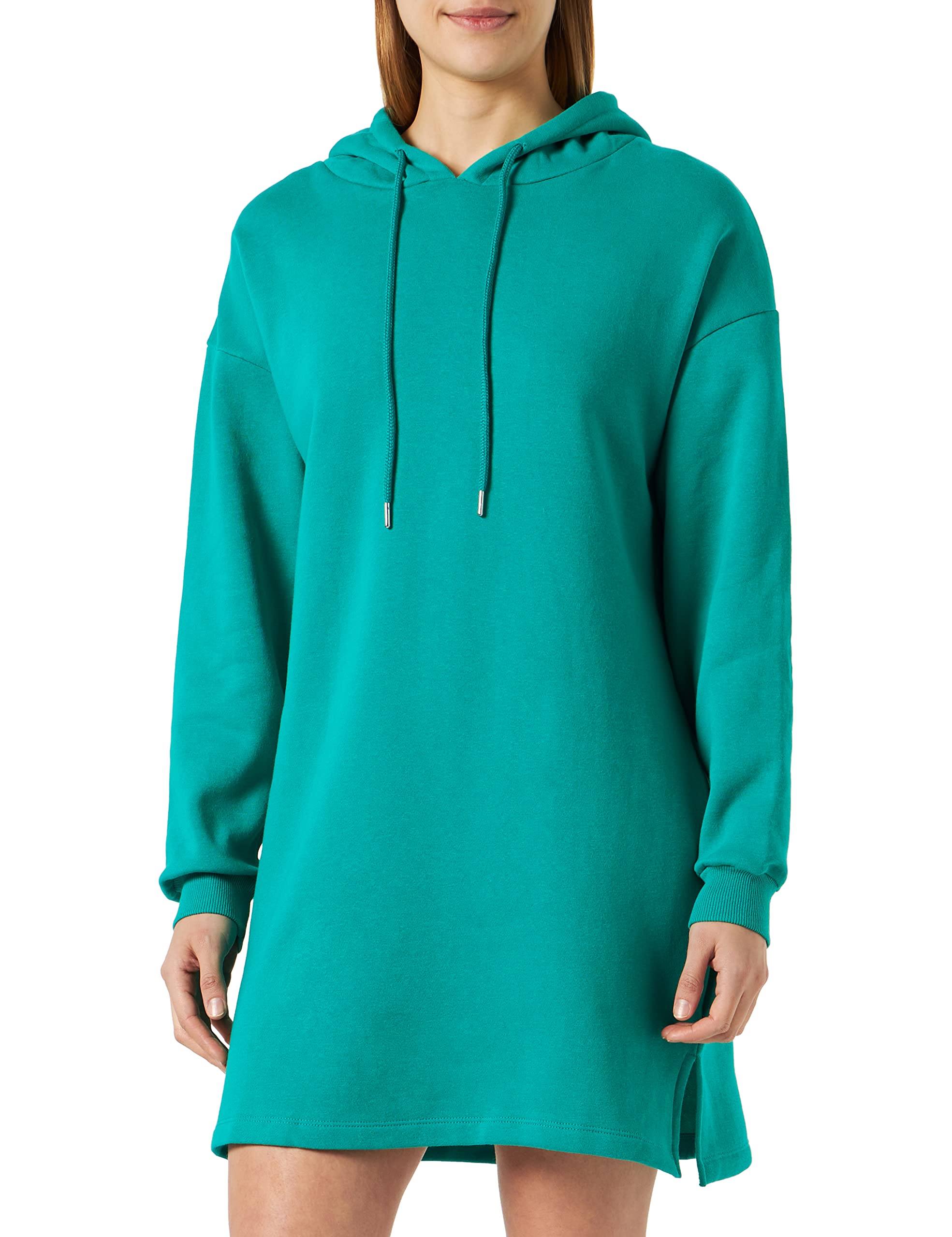 Pieces Pcchilli LS Sweat Dress Noos BC abito XS visone felpato
