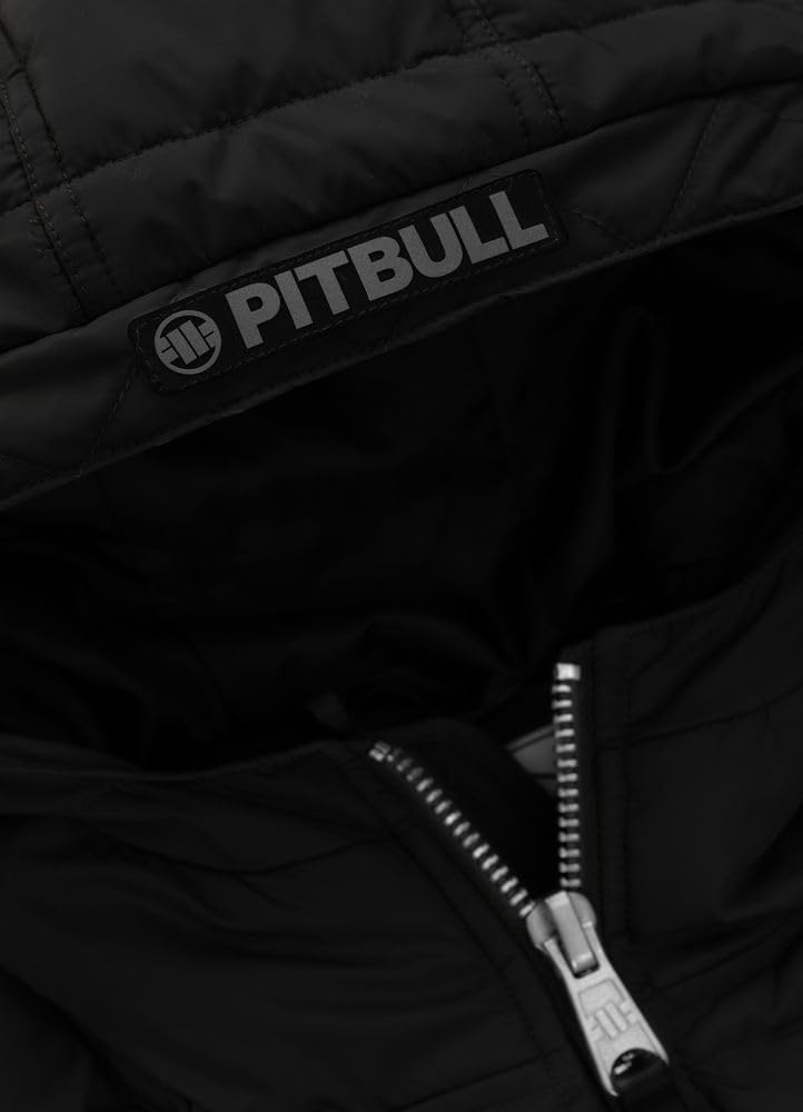 Pitbull Gopher giacca bomber uomo nera invernale trapuntata