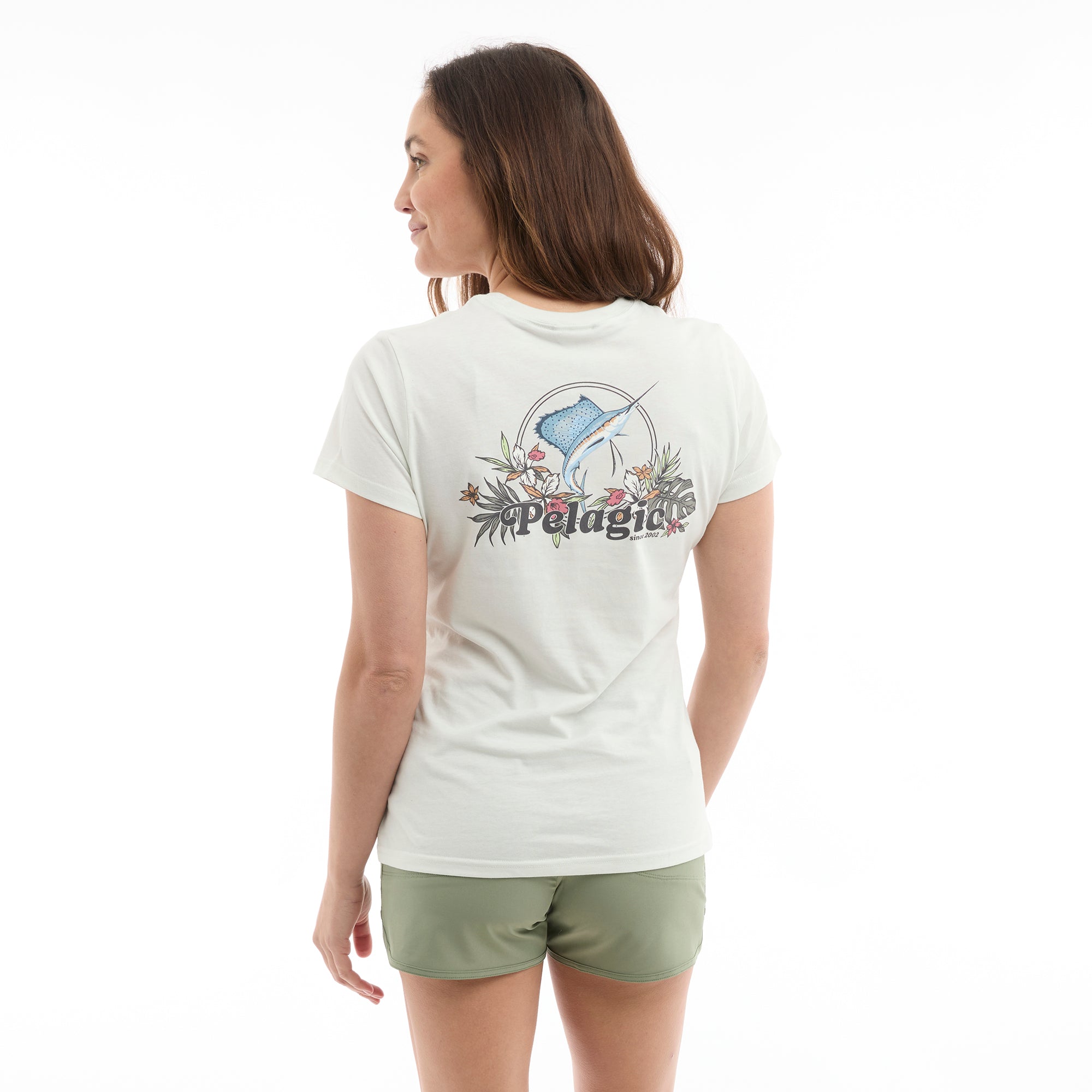 Pelagic Ws Tropic Sea maglietta donna Bone cotone bio