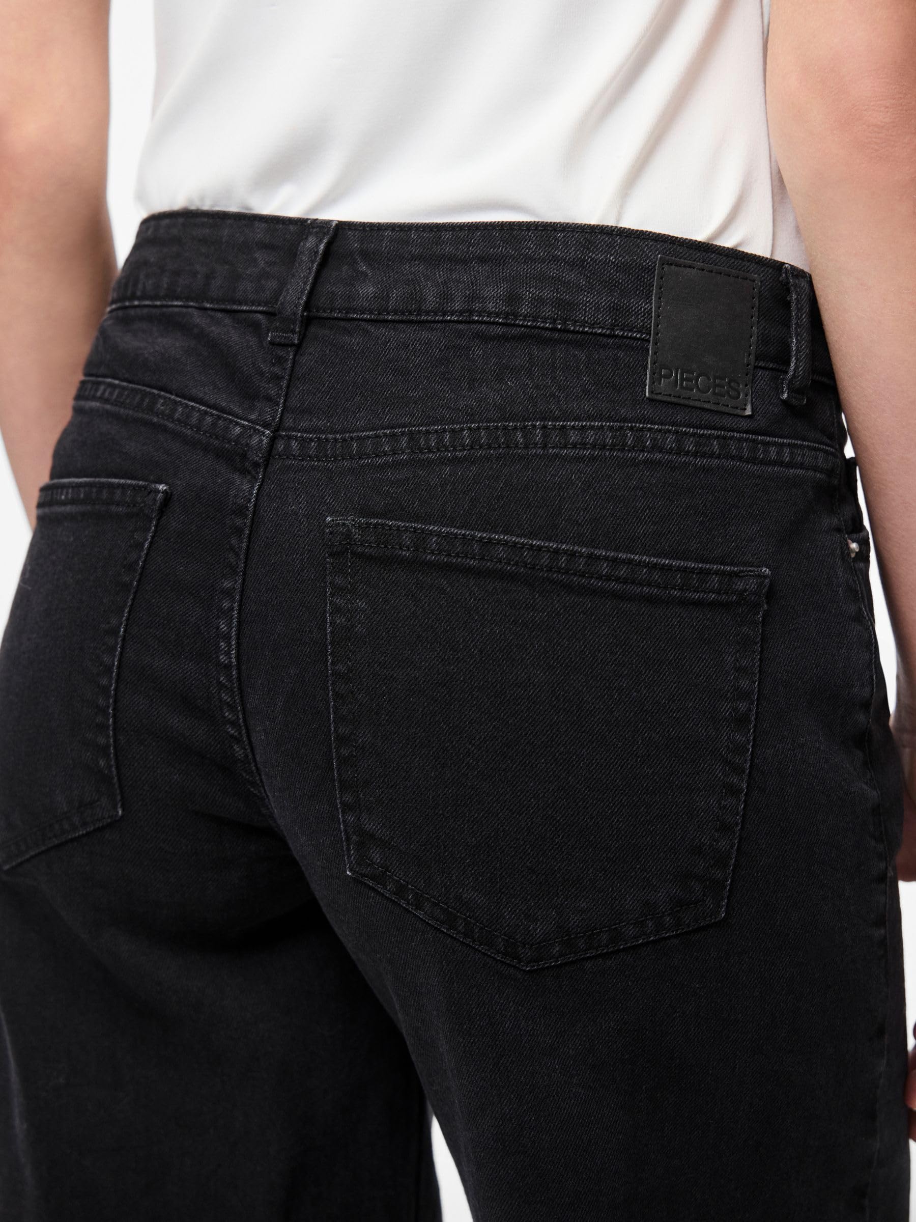 Pieces Pcselma LW Wide Fit jeans donna larghi 28W/30L