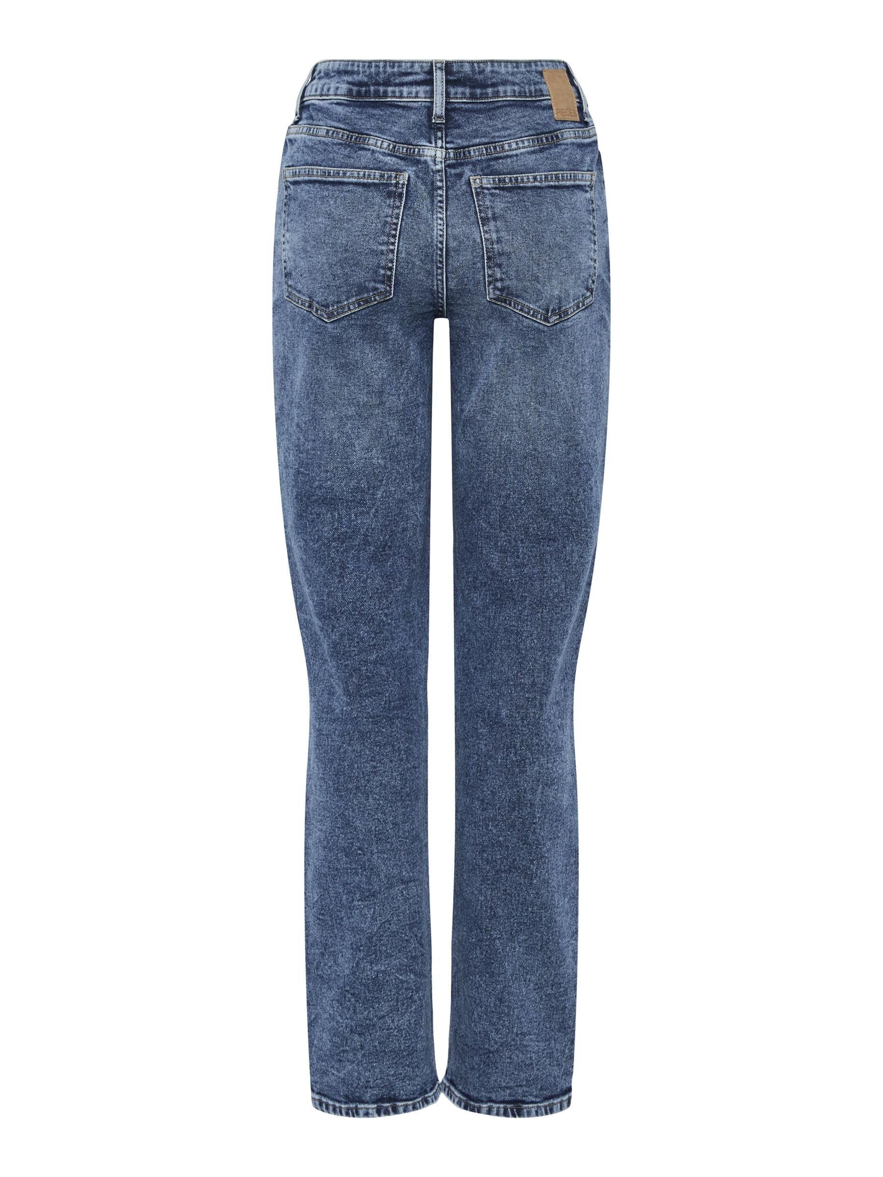 Pieces Pckelly MW Straight Jeans 30W 32L jeans donna