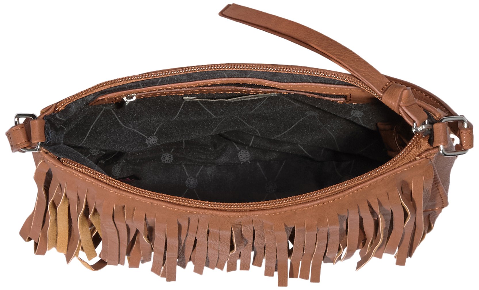 Pieces Pcnera Crossover Tracolla Donna Frange Nera
