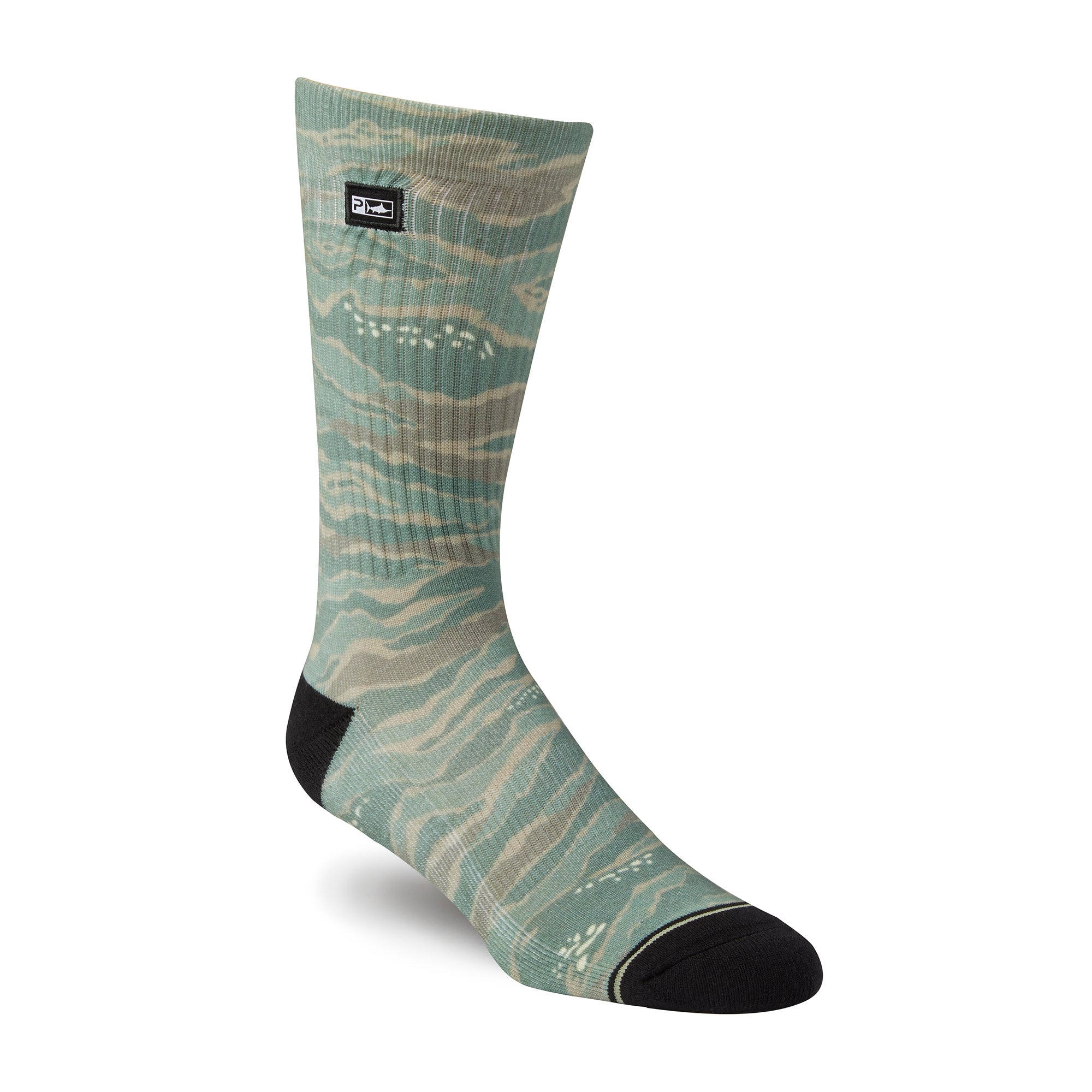 Pelagic Wahoo Camo calzini Mangrove traspiranti